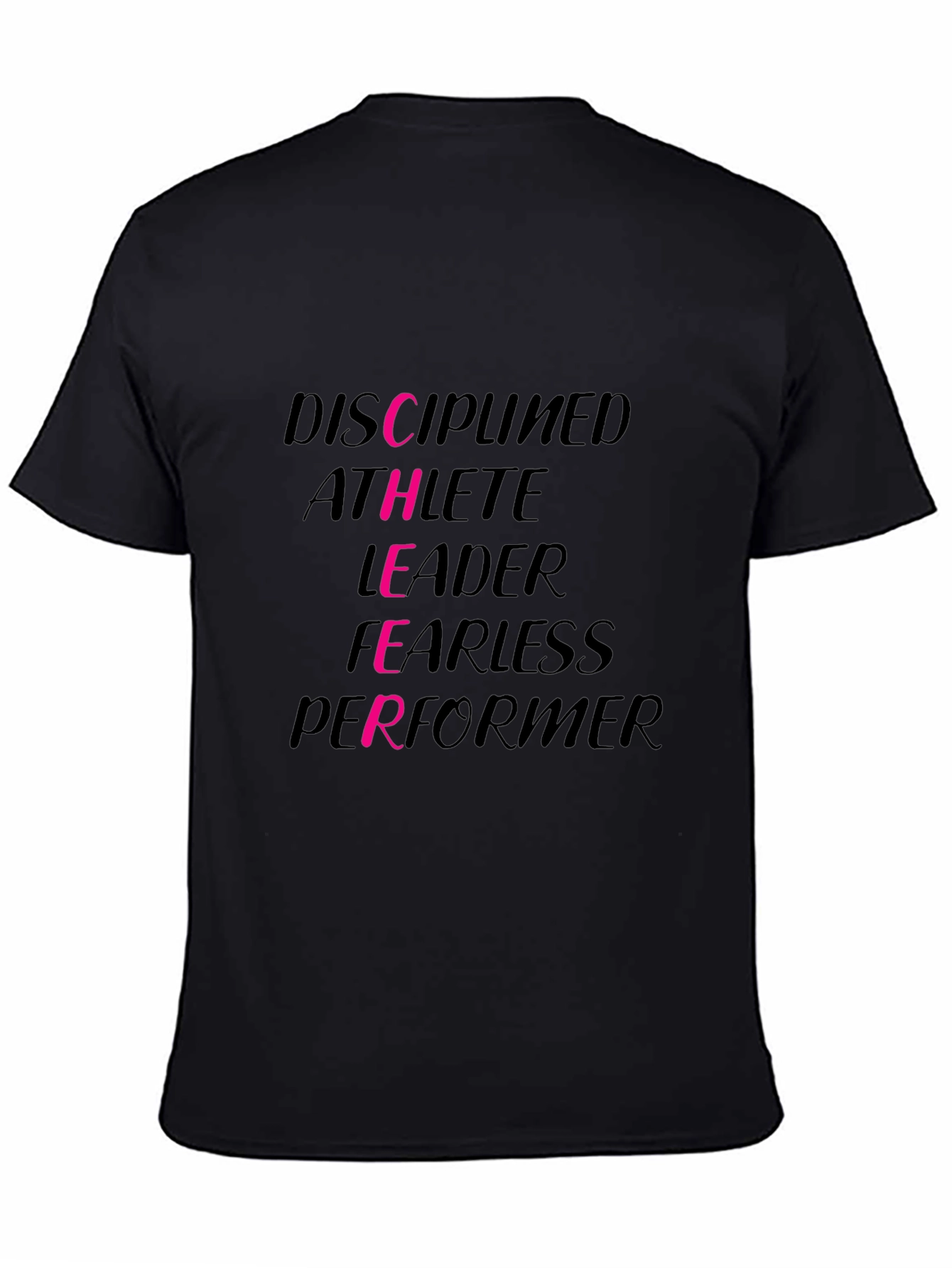 Disciplined Athlete Leader Fearless Performer T-Shirt
