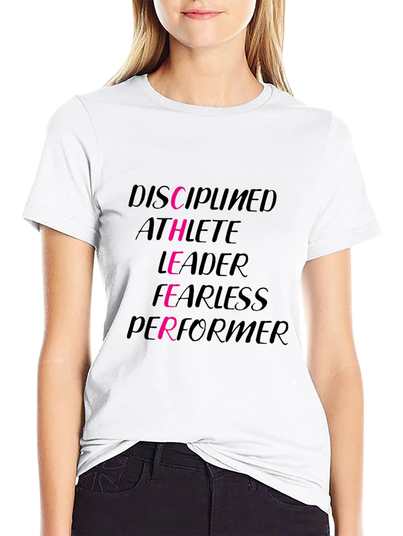 Disciplined Athlete Leader Fearless Performer T-Shirt