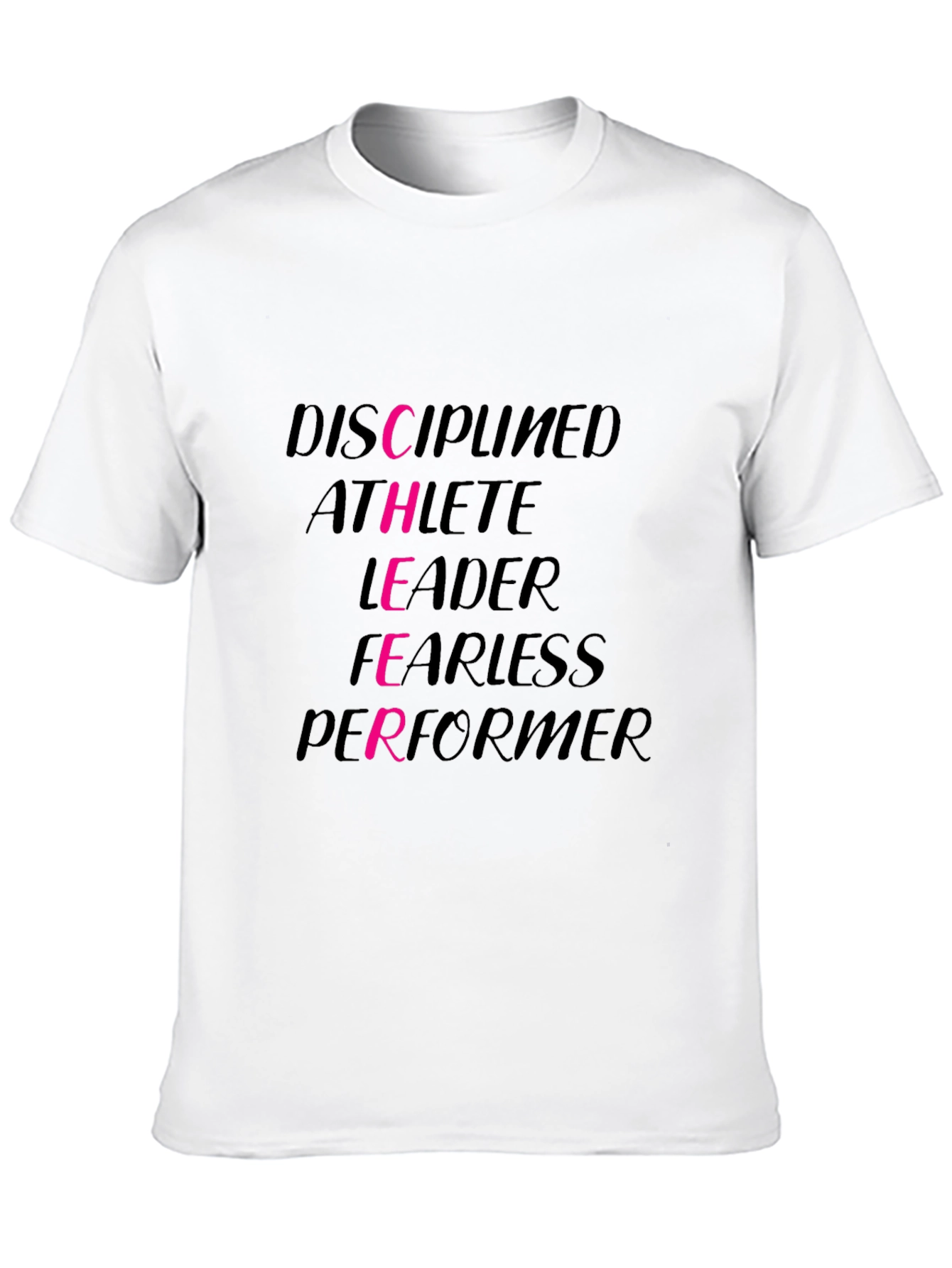 Disciplined Athlete Leader Fearless Performer T-Shirt