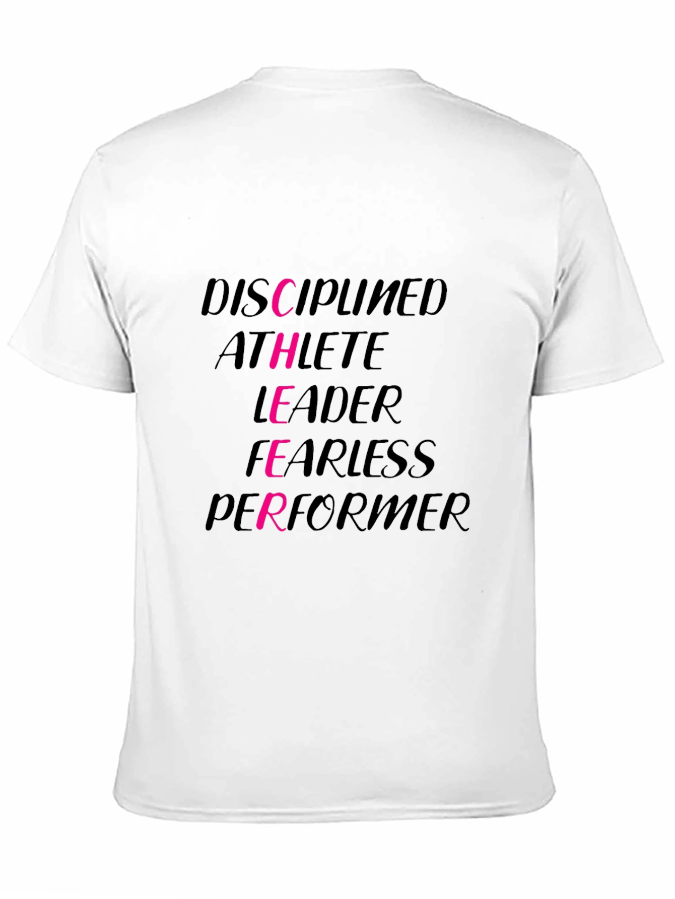 Disciplined Athlete Leader Fearless Performer T-Shirt