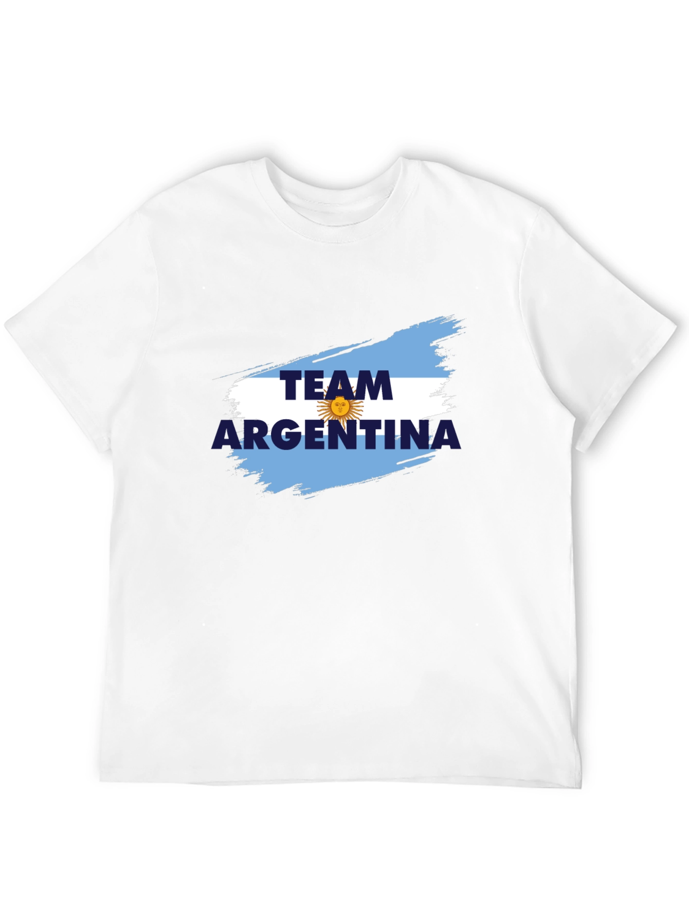 Argentina Team Graphic Black T-Shirt