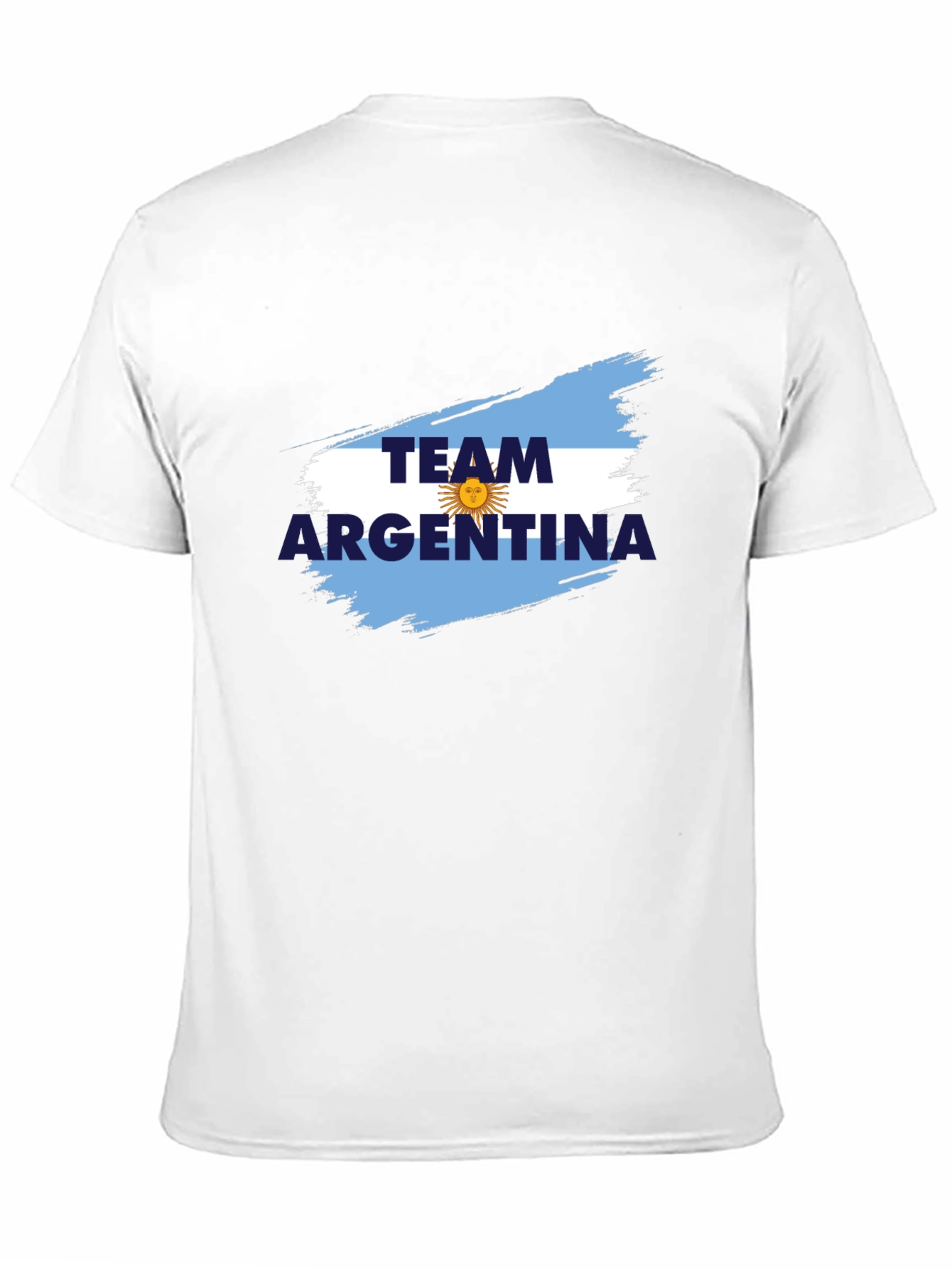 Argentina Team Graphic Black T-Shirt