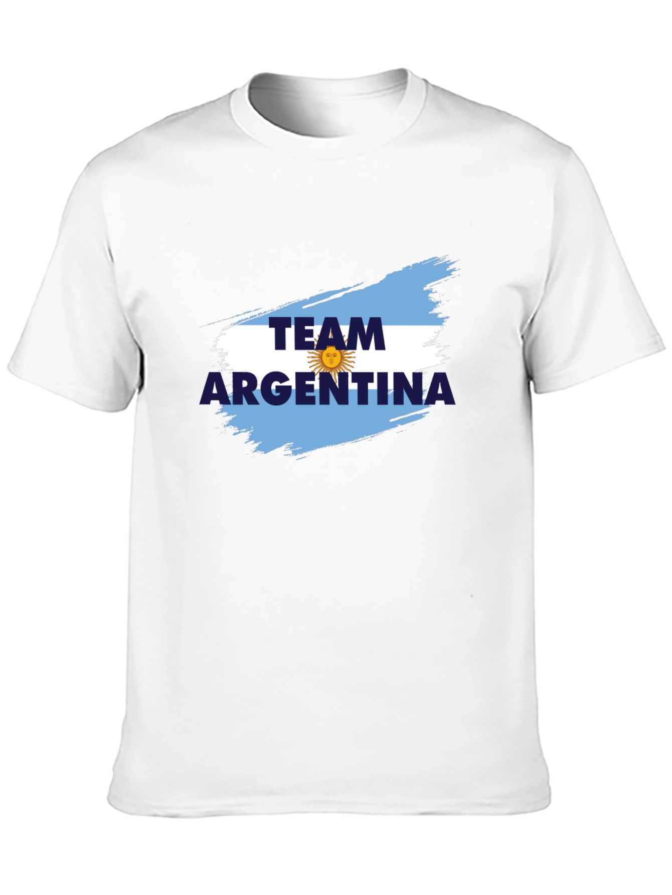 Argentina Team Graphic Black T-Shirt