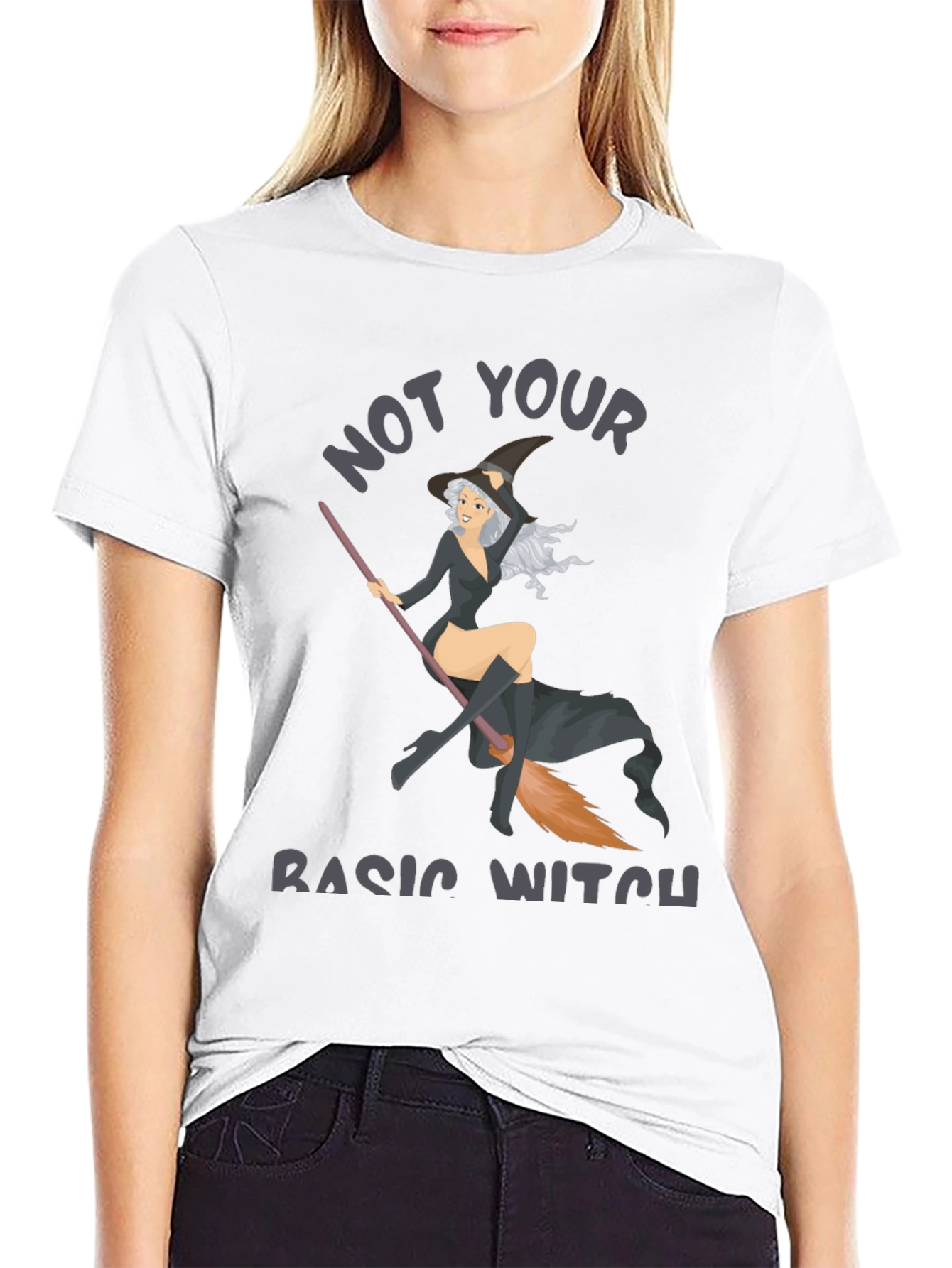 Not Your Basic Witch Graphic Tee