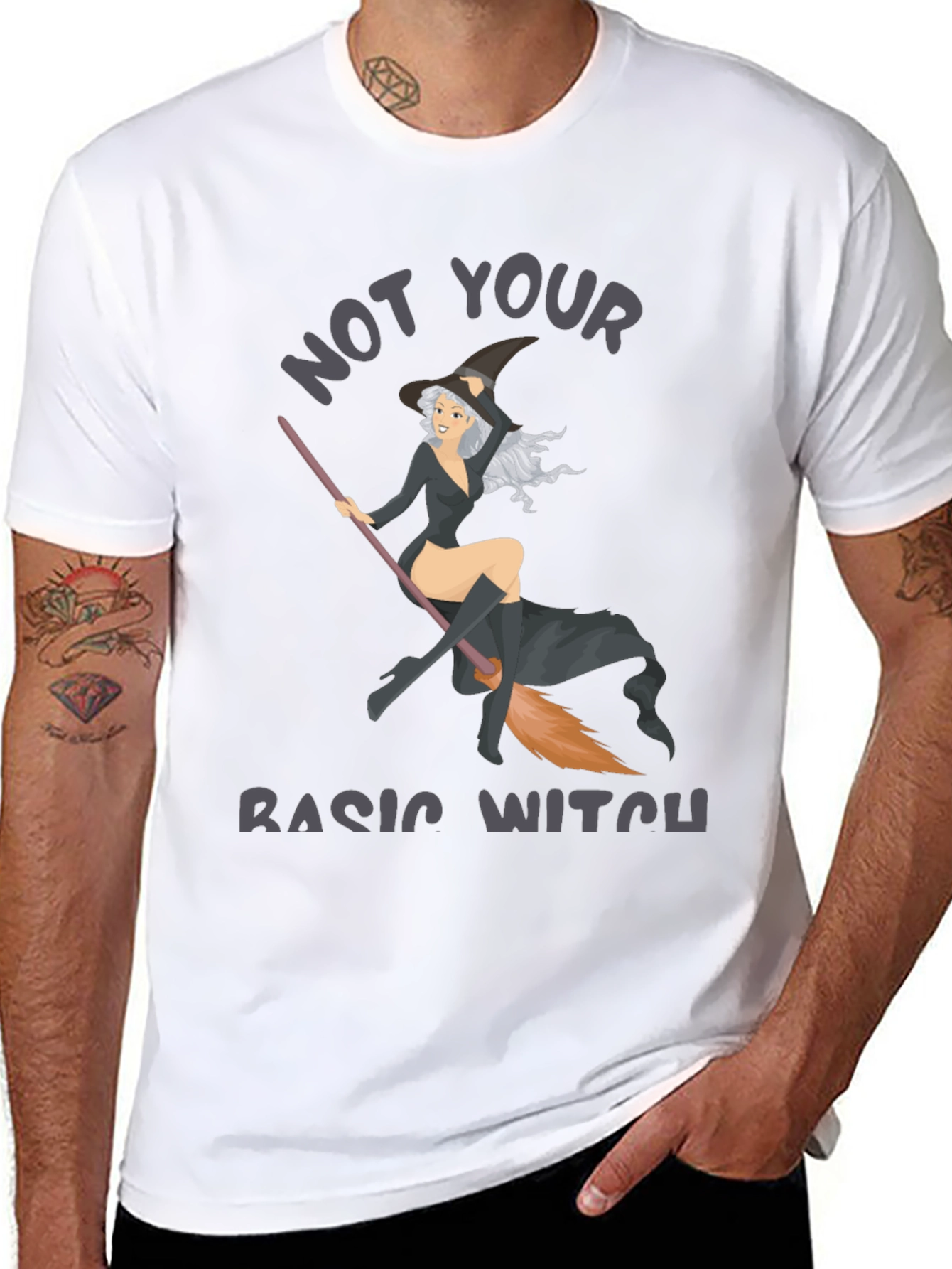 Not Your Basic Witch Graphic Tee