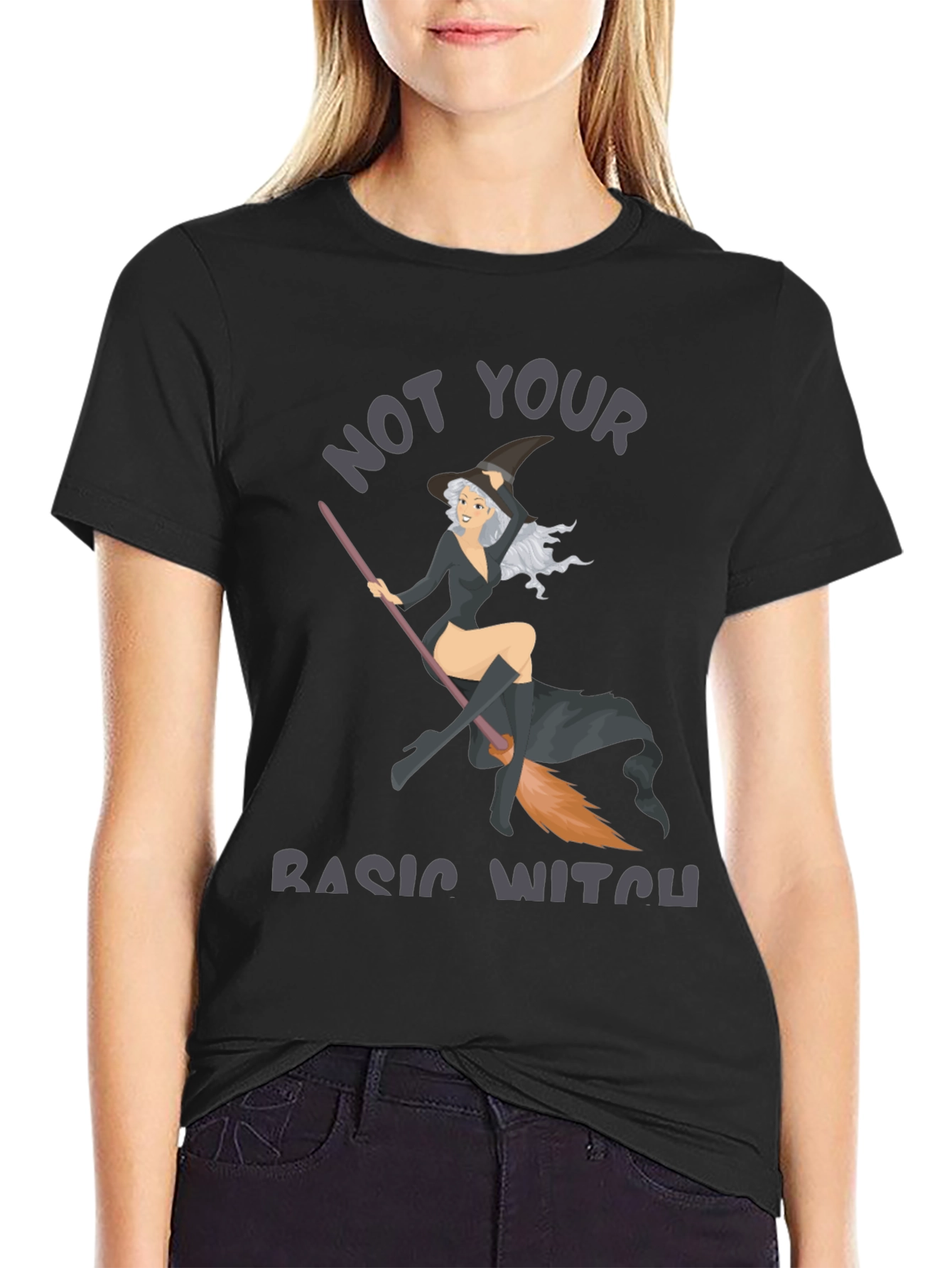 Not Your Basic Witch Graphic Tee