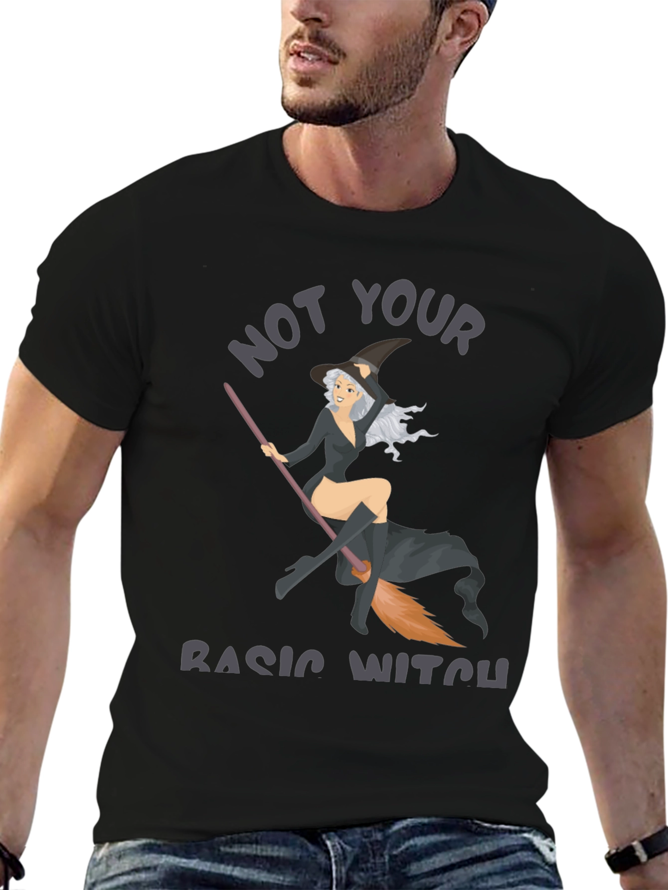 Not Your Basic Witch Graphic Tee