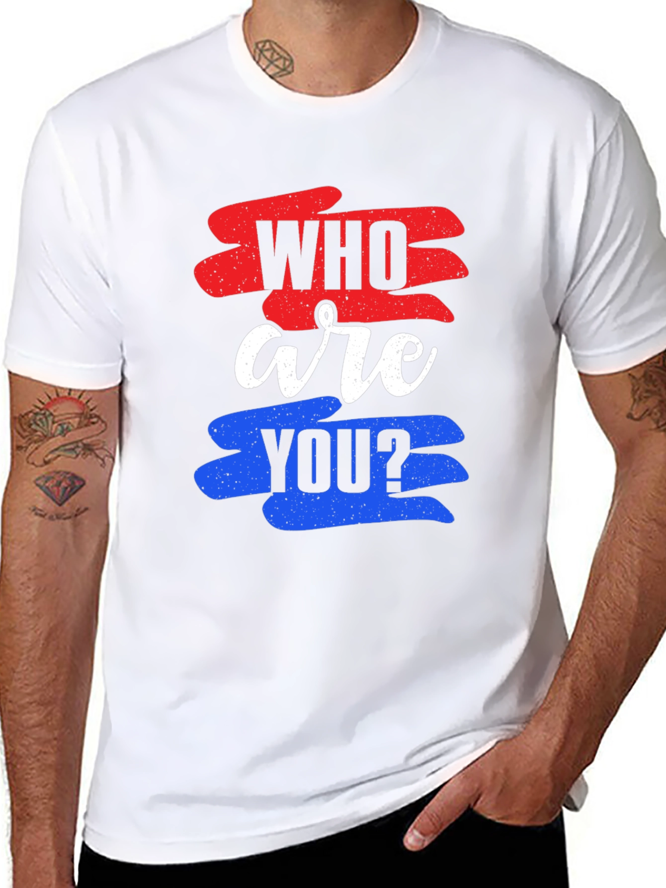 Who Are You Graphic Tee