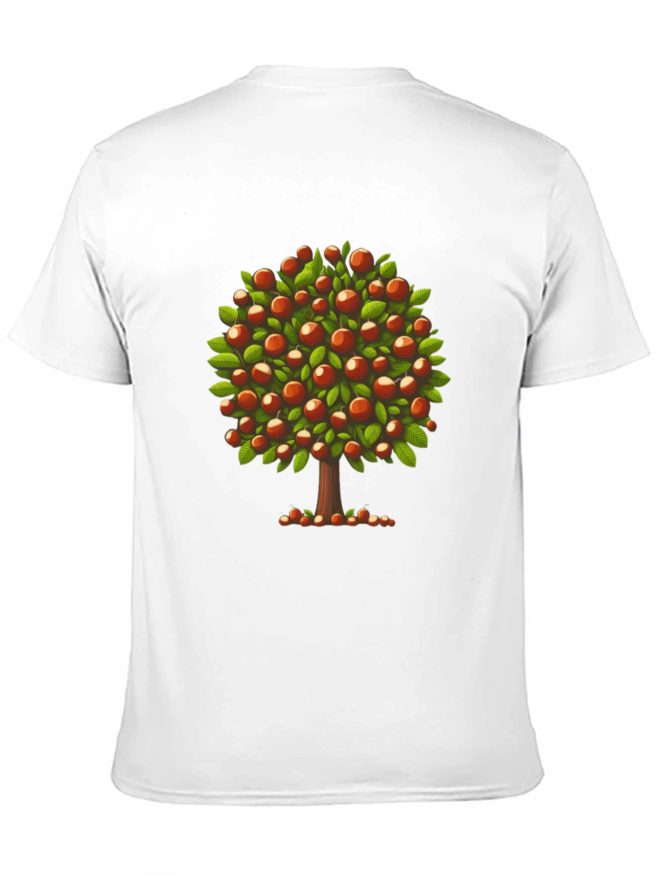 Apple Tree Graphic Tee -  Modern Style