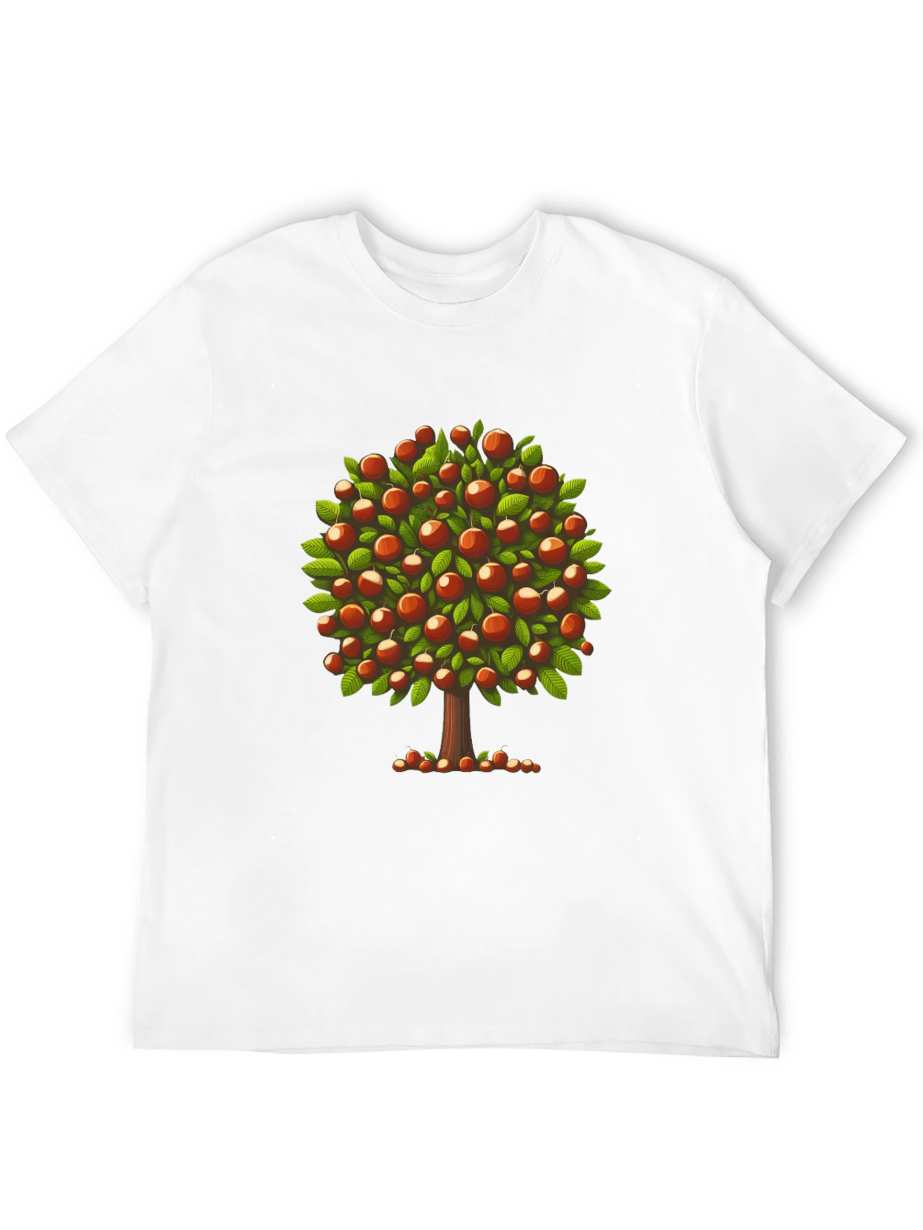 Apple Tree Graphic Tee -  Modern Style