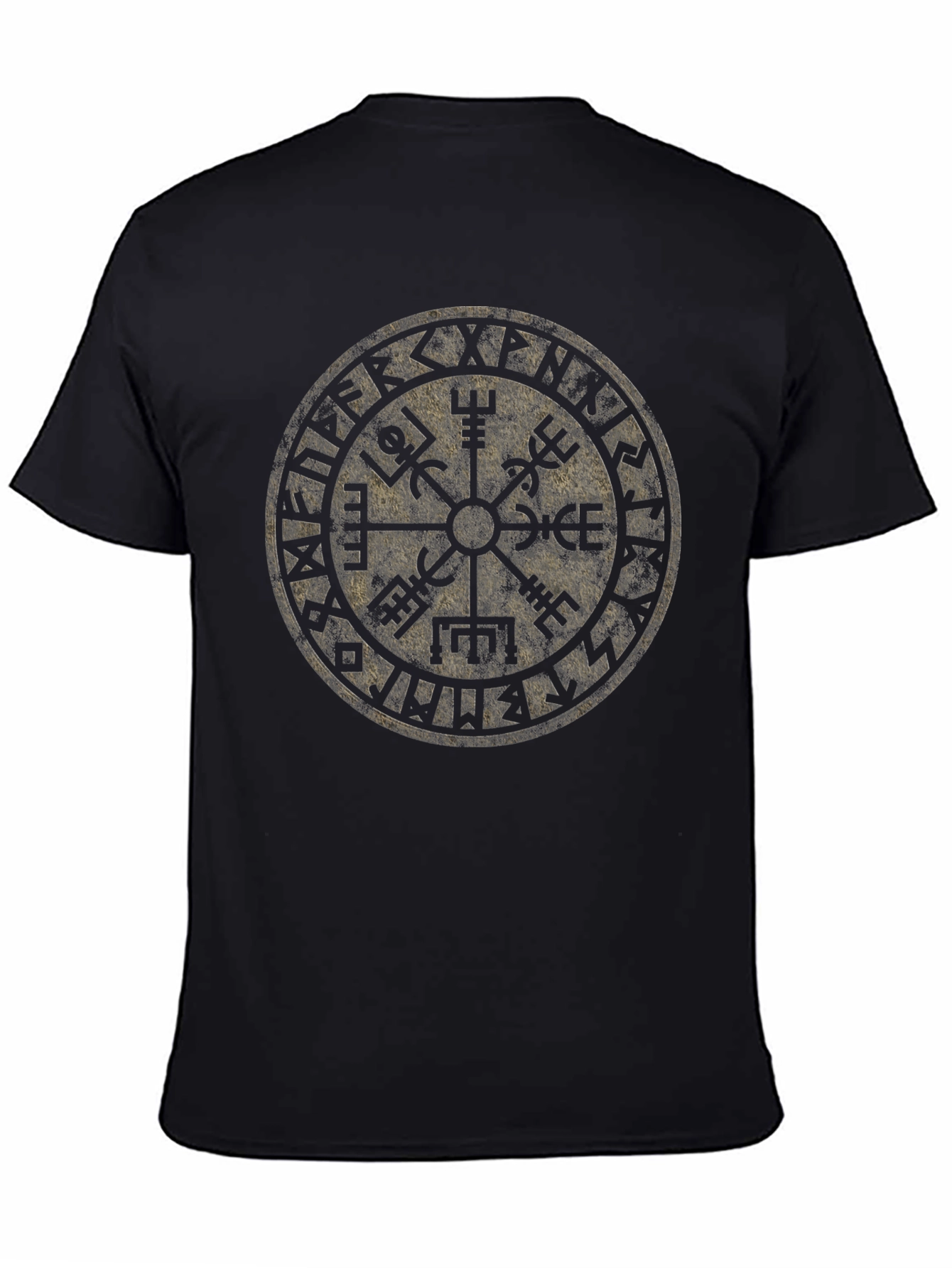 Viking Compass Vegvisir T-Shirt - Black