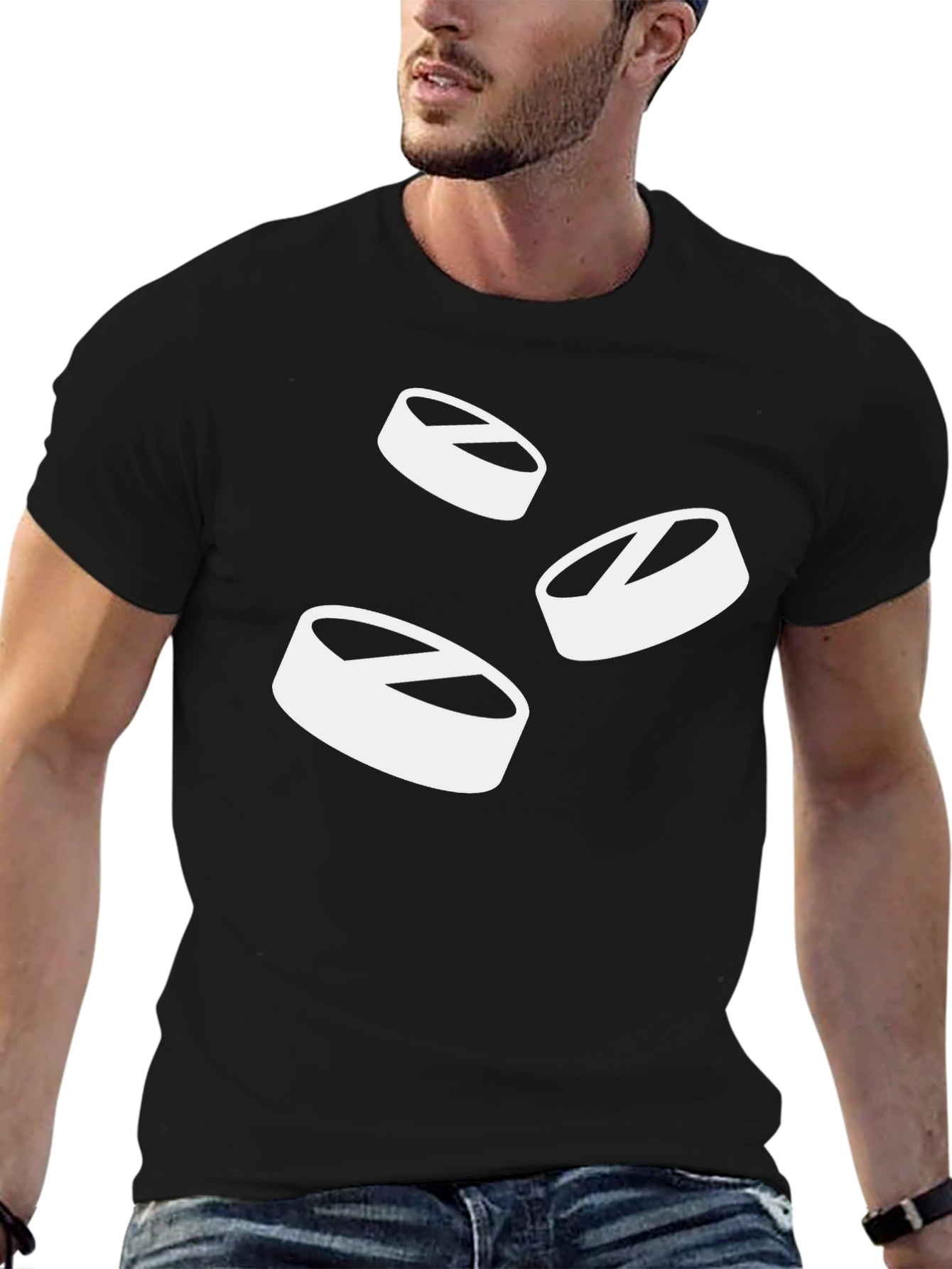 Pills Graphic T-Shirt - Black Cotton Tee
