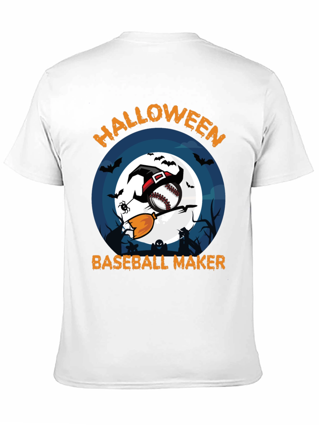 Halloween Baseball Maker Graphic Tee