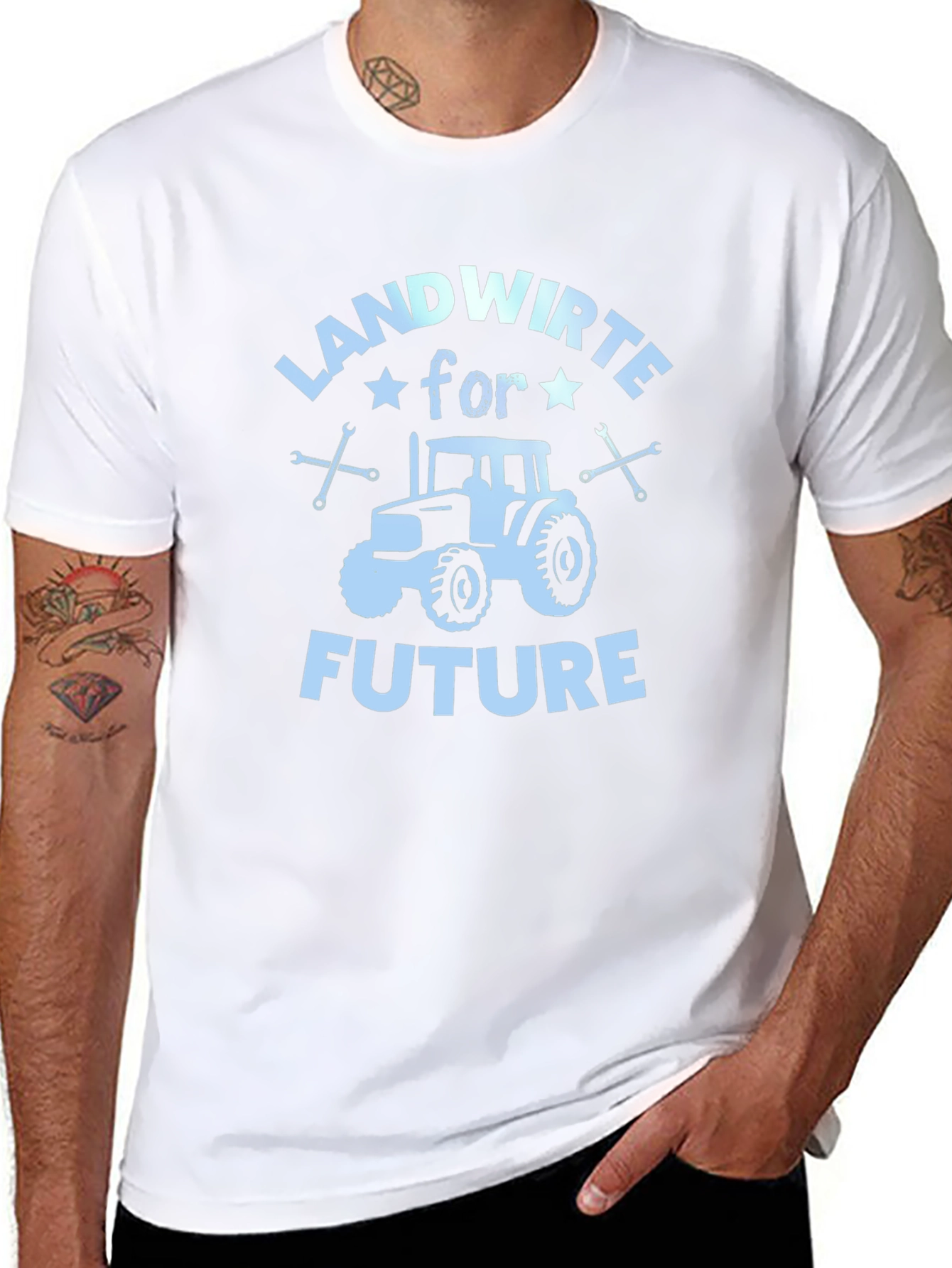 Landwirte for Future Tractor Graphic T-Shirt