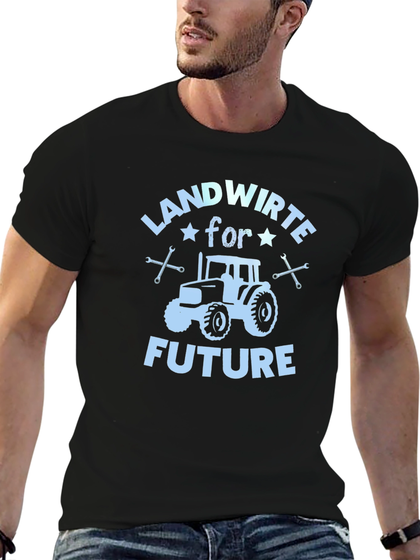 Landwirte for Future Tractor Graphic T-Shirt