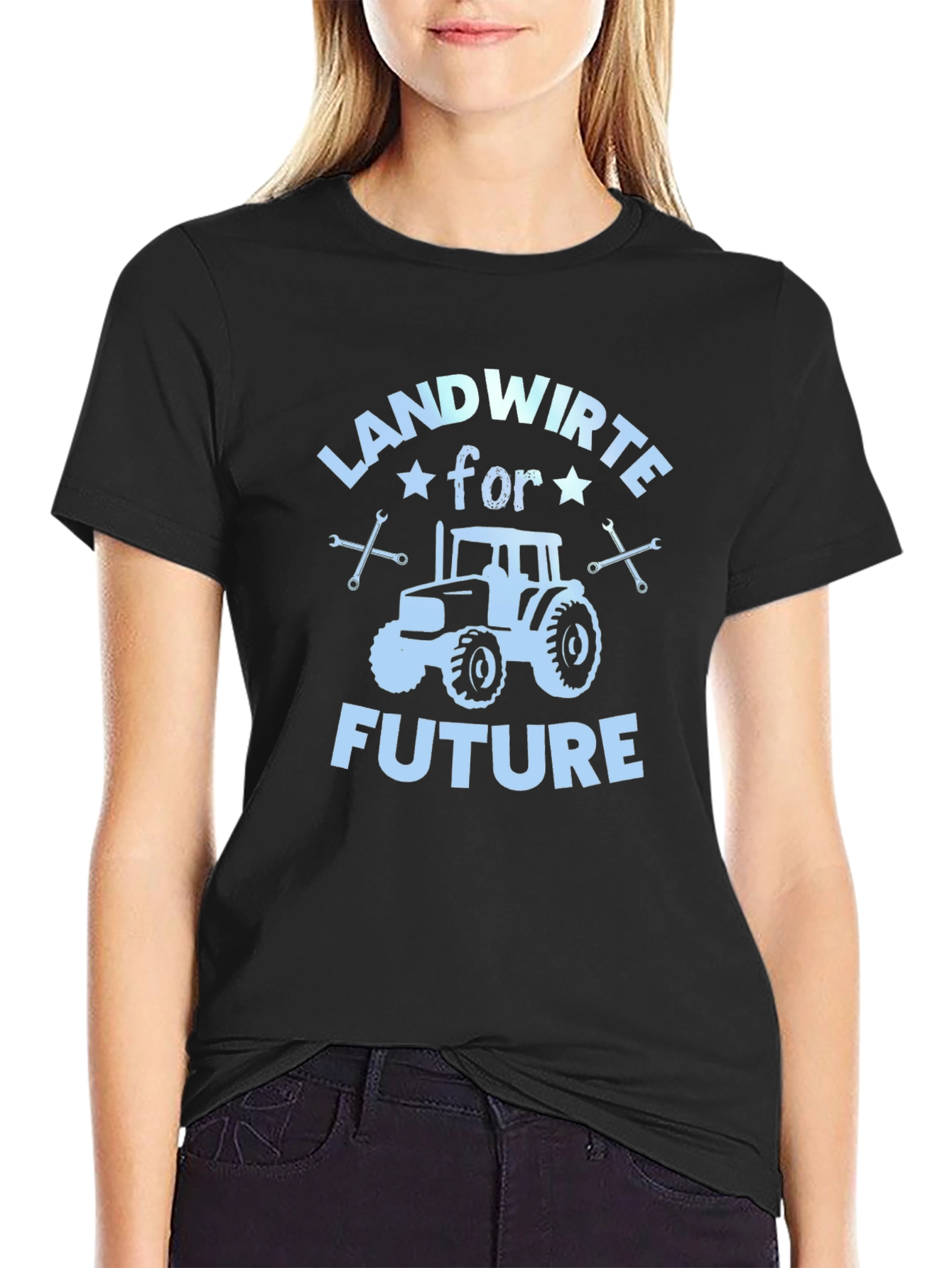Landwirte for Future Tractor Graphic T-Shirt