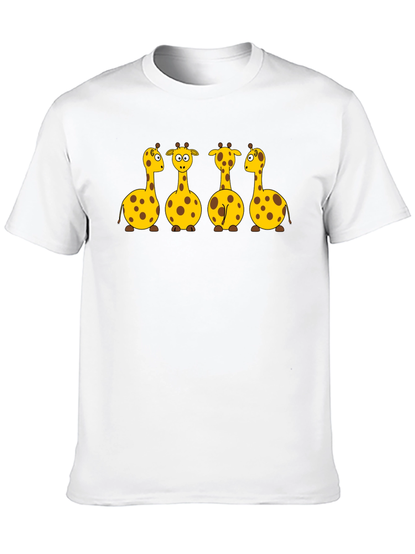 Giraffe Graphic Black Tee