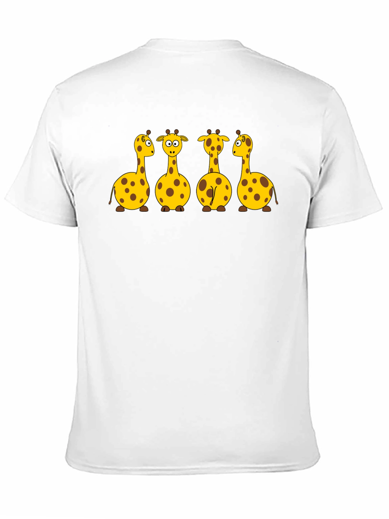Giraffe Graphic Black Tee