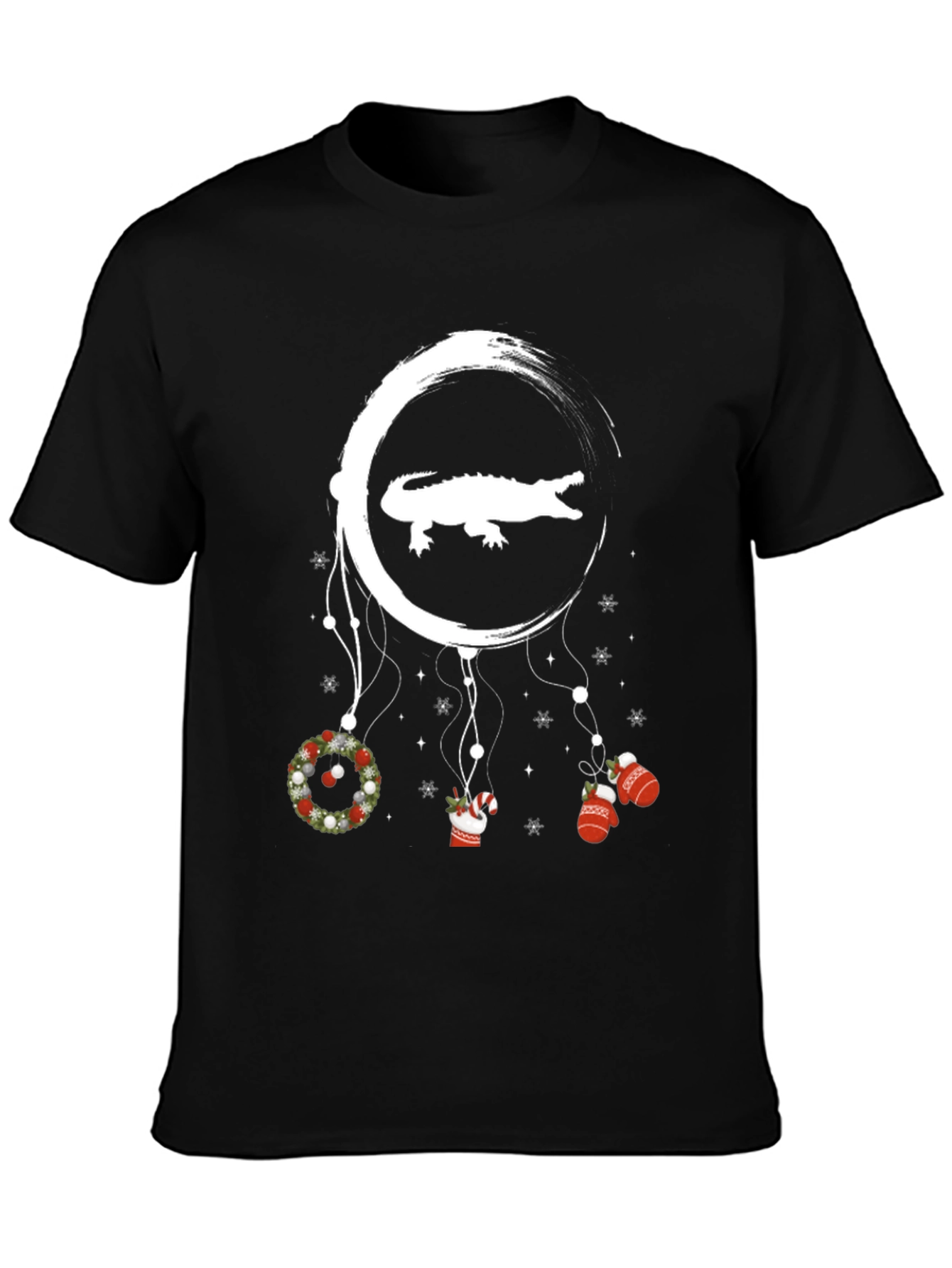 Crocodile Christmas Dreamcatcher T-Shirt
