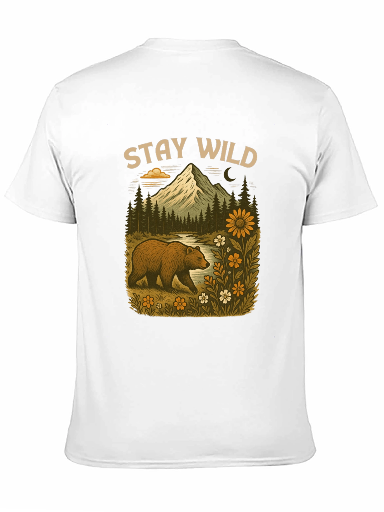 Stay Wild Bear Mountain Graphic Tee