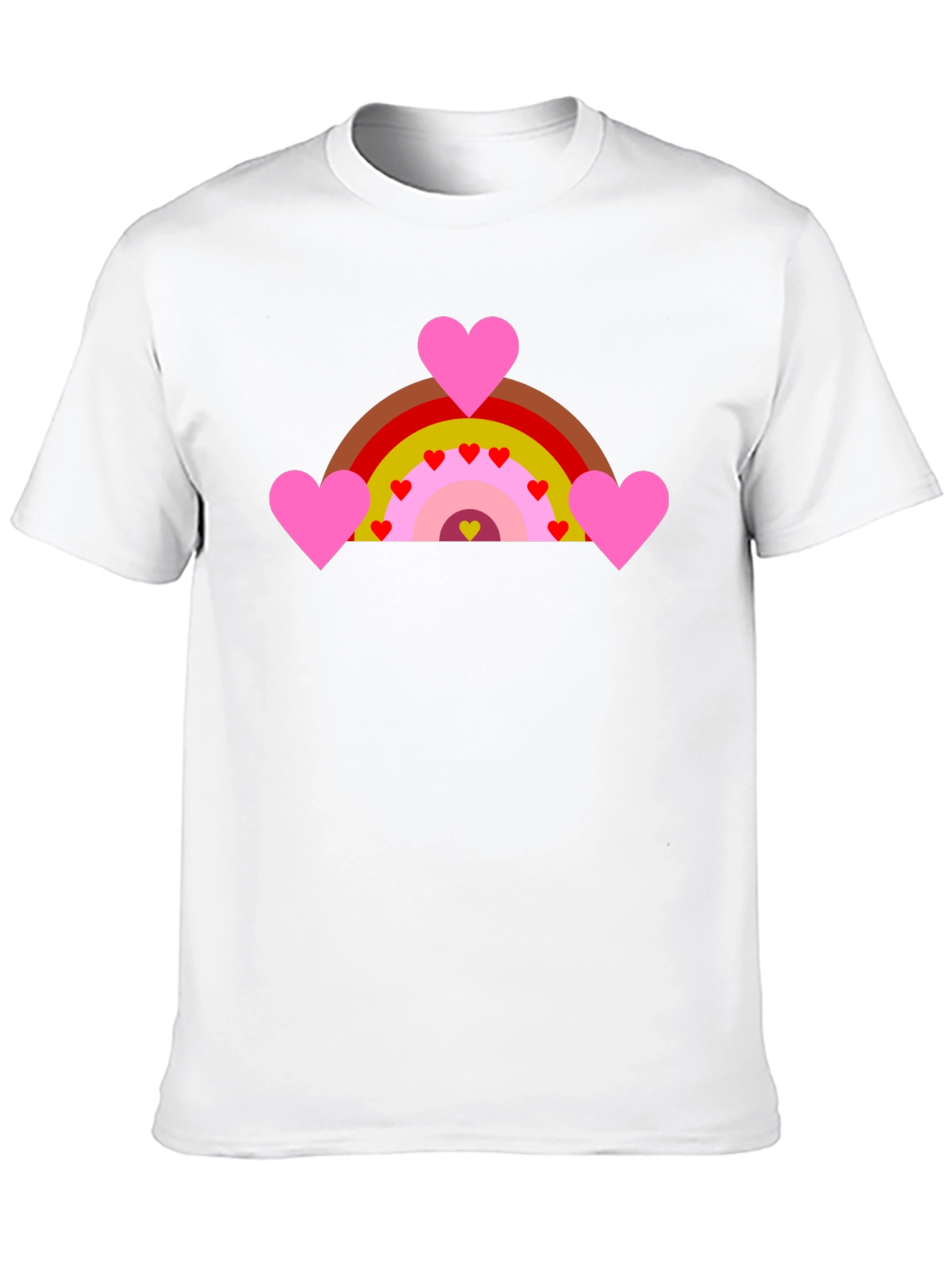 Heart Rainbow Graphic T-Shirt