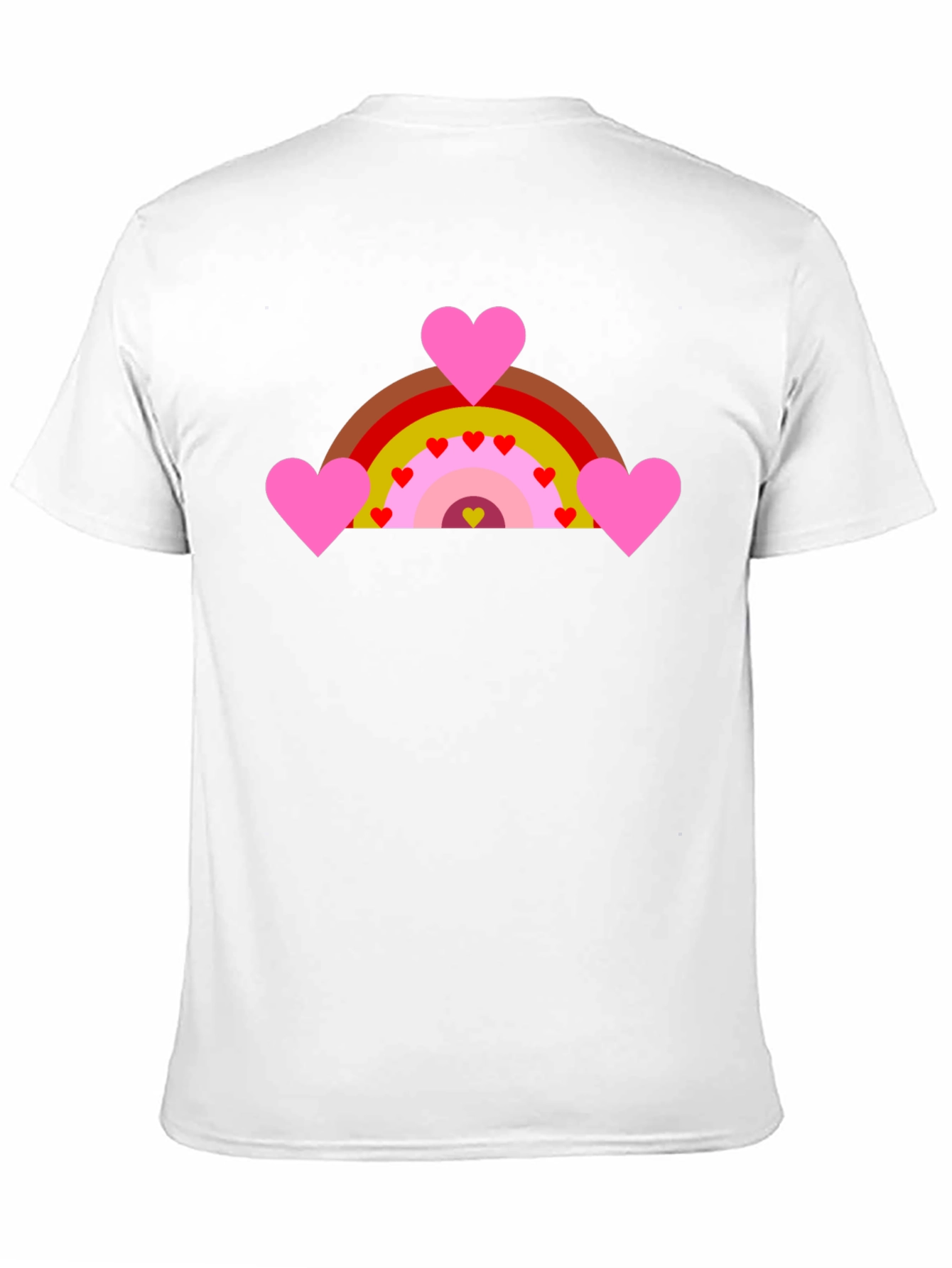 Heart Rainbow Graphic T-Shirt