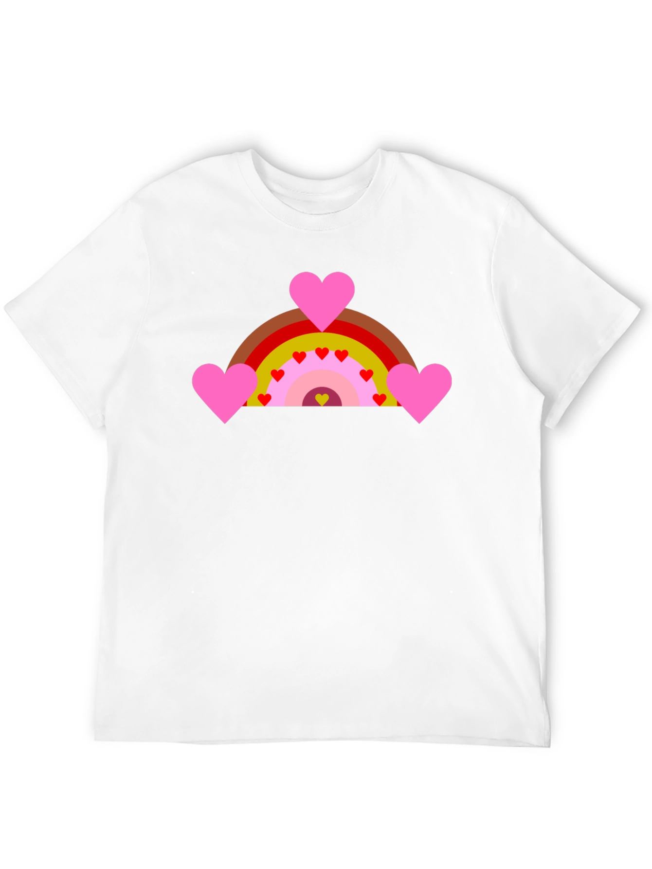 Heart Rainbow Graphic T-Shirt