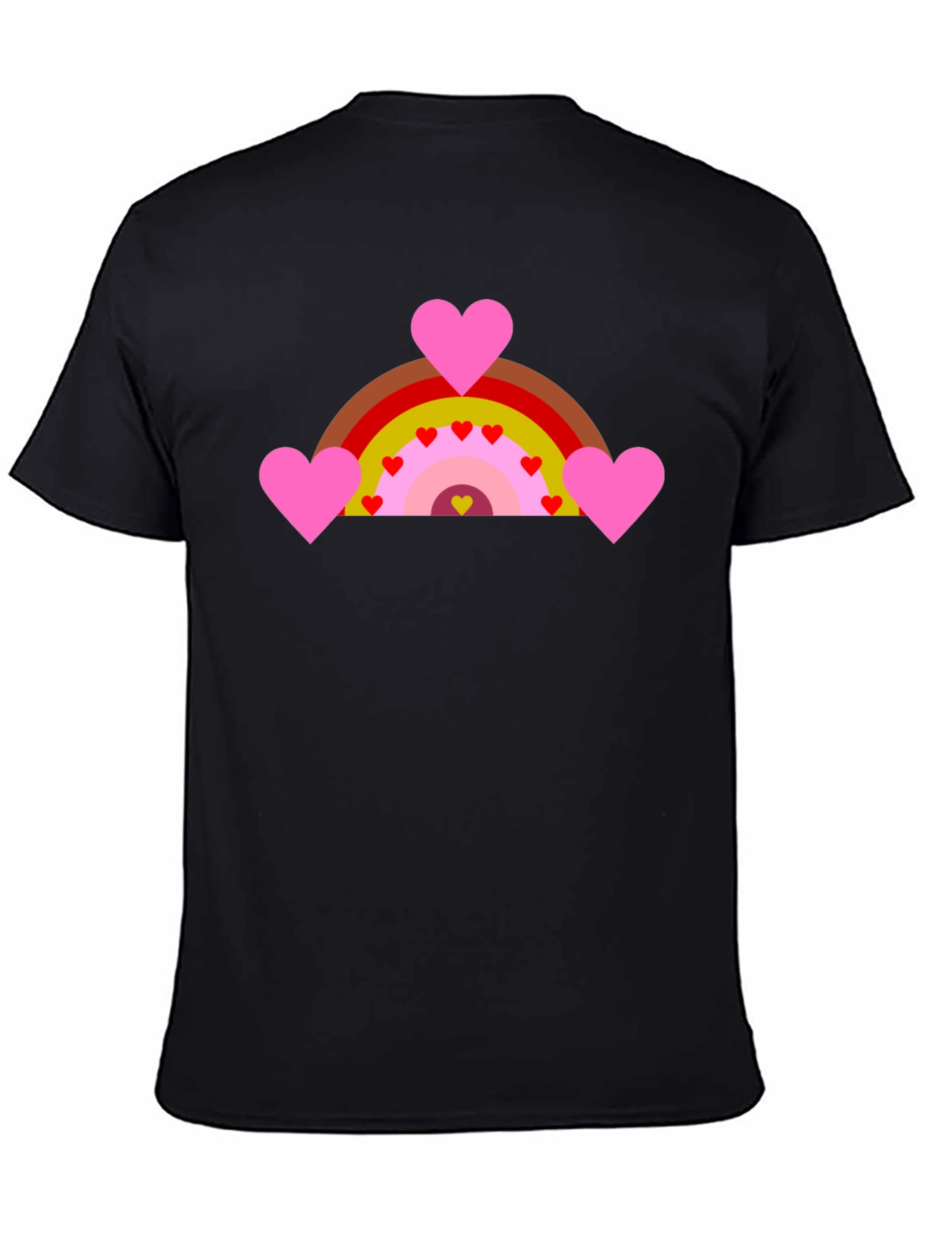 Heart Rainbow Graphic T-Shirt