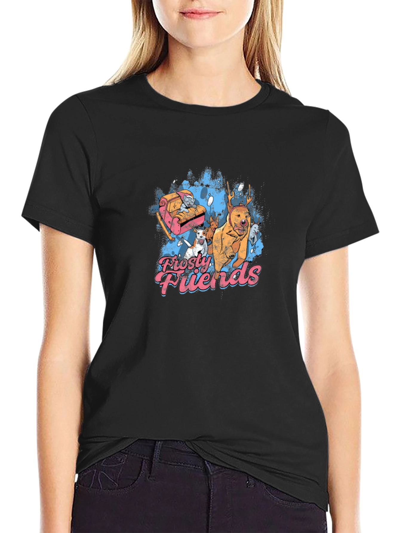 Frosty Friends Graphic T-Shirt