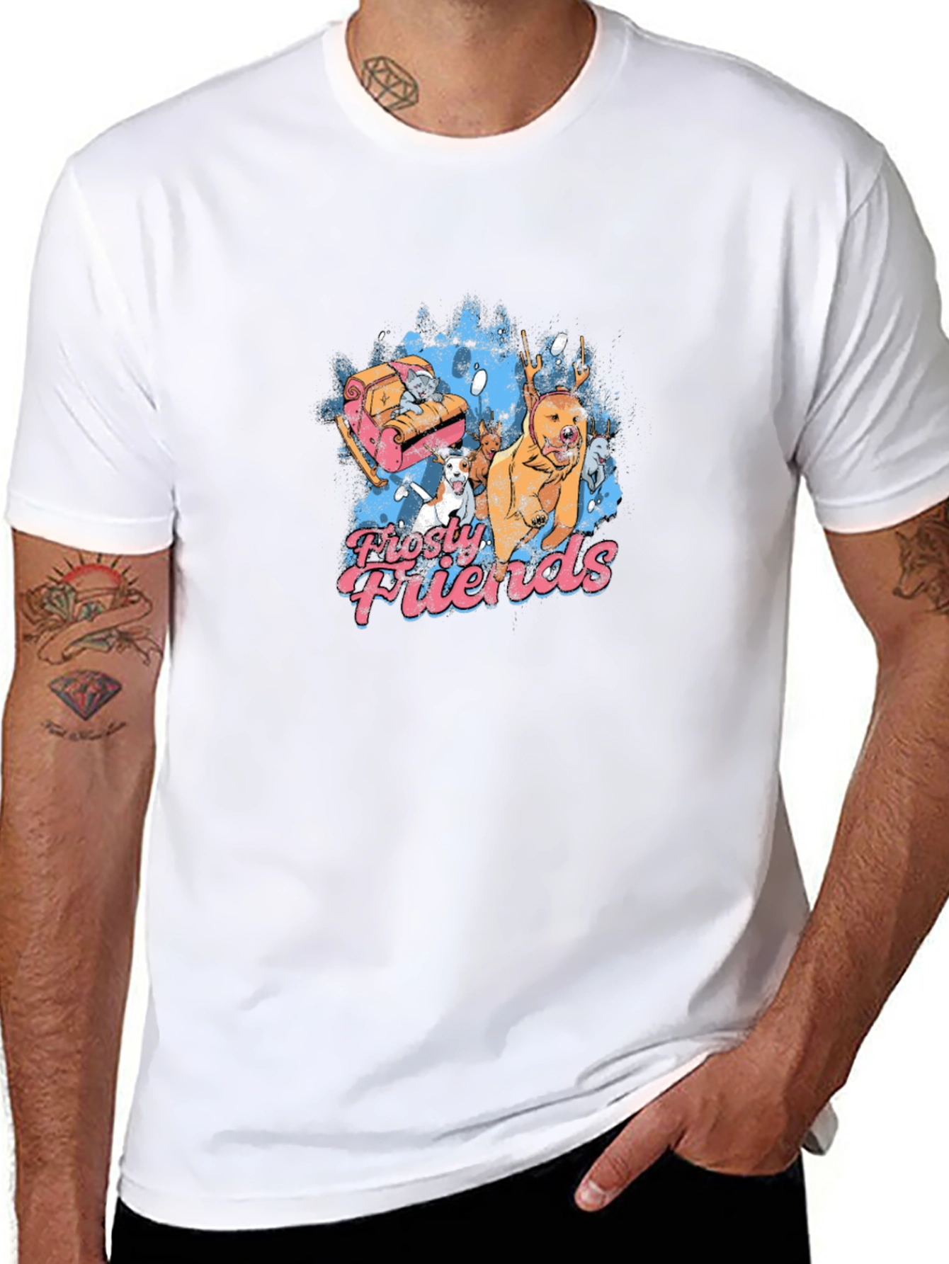 Frosty Friends Graphic T-Shirt