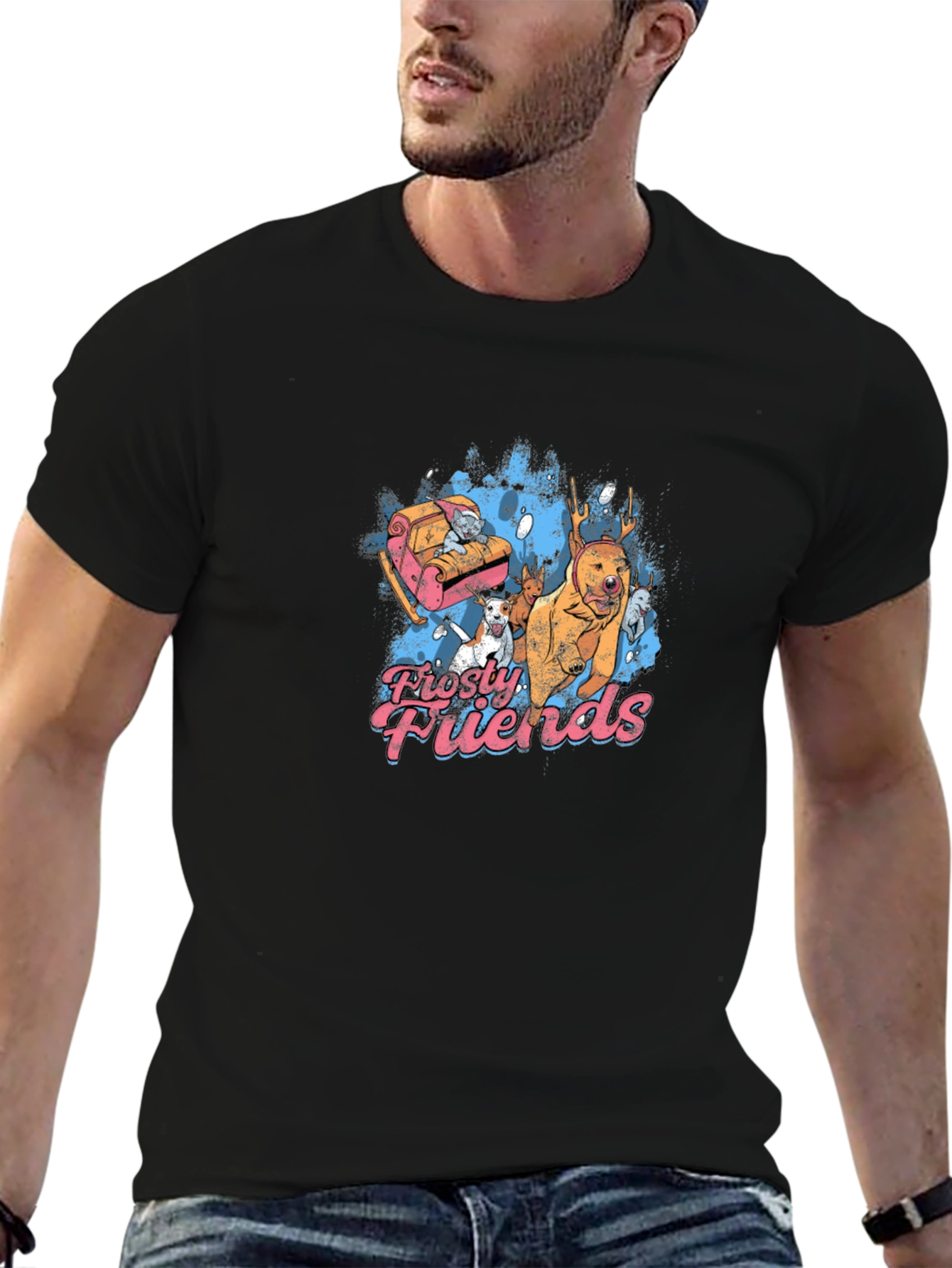 Frosty Friends Graphic T-Shirt