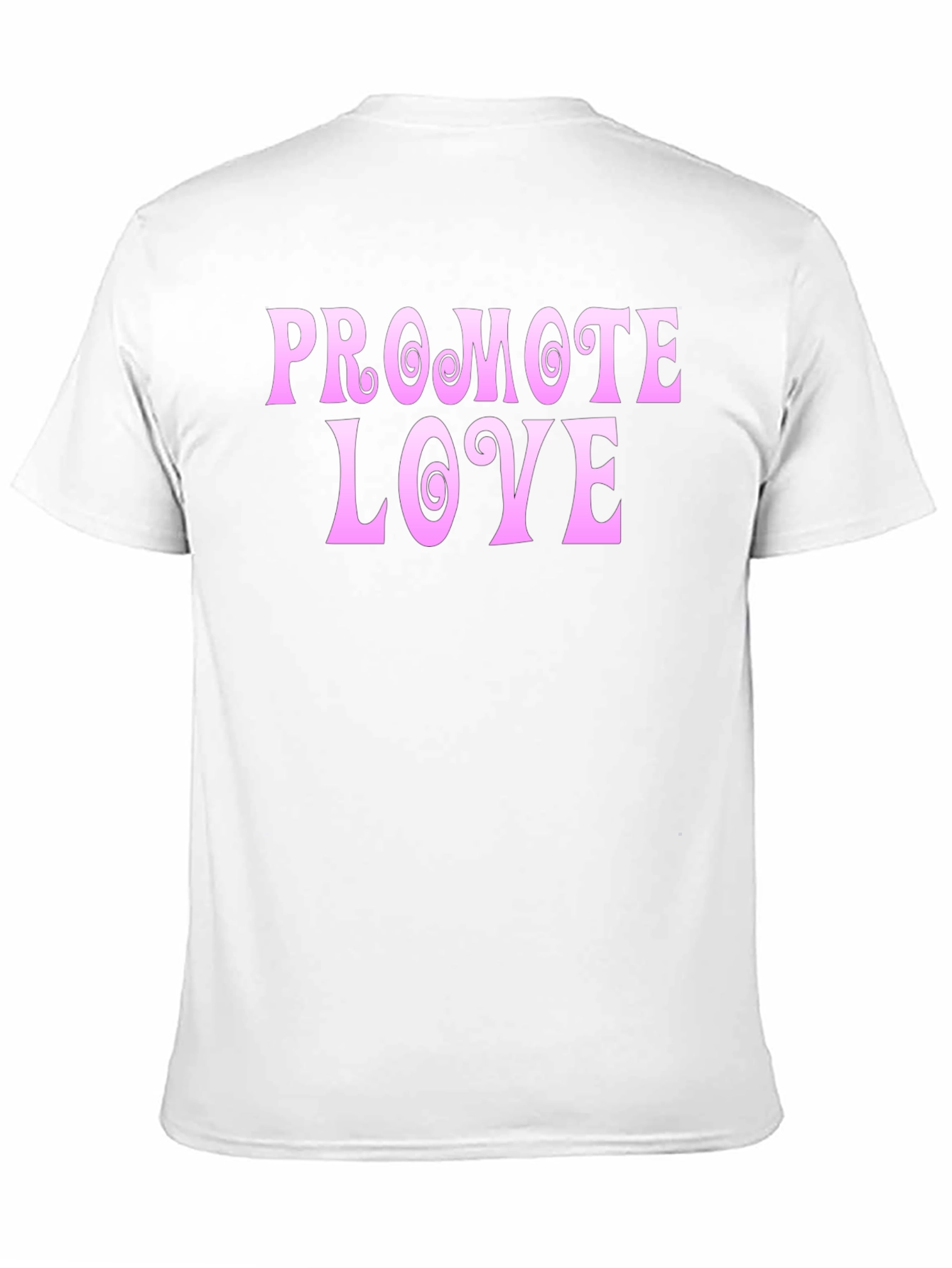 Promote Love Black Graphic T-Shirt