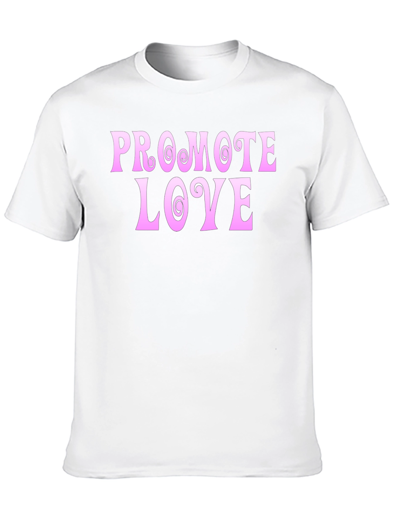 Promote Love Black Graphic T-Shirt