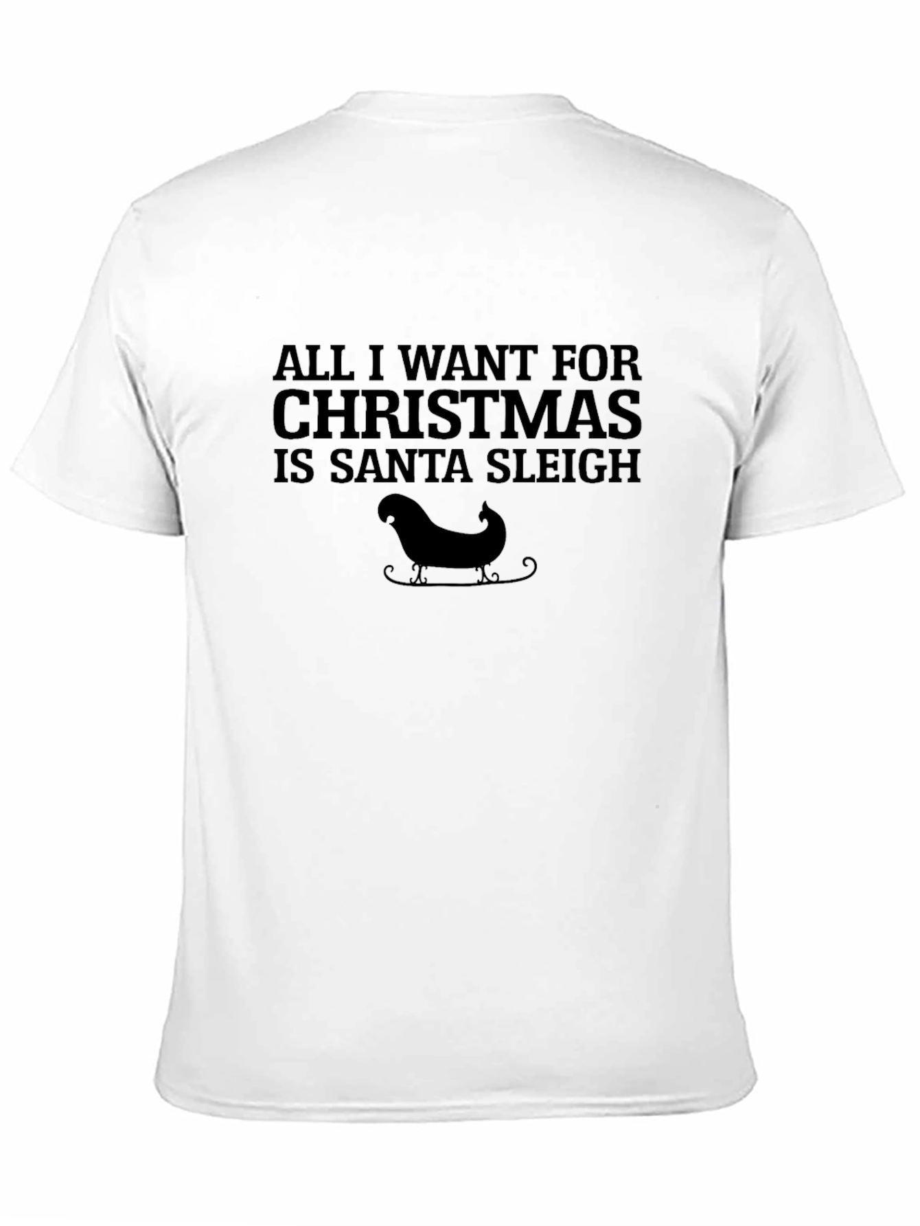 Christmas Santa Sleigh Graphic T-Shirt