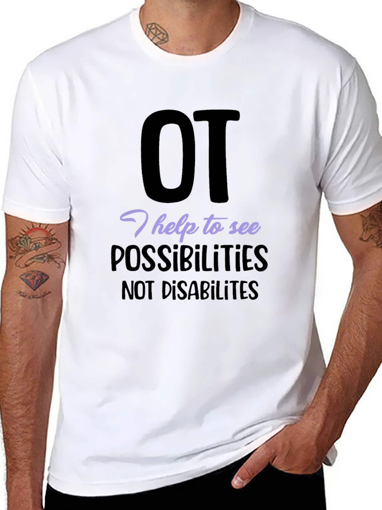 OT Occupational Therapist T-Shirt: See Possibilities