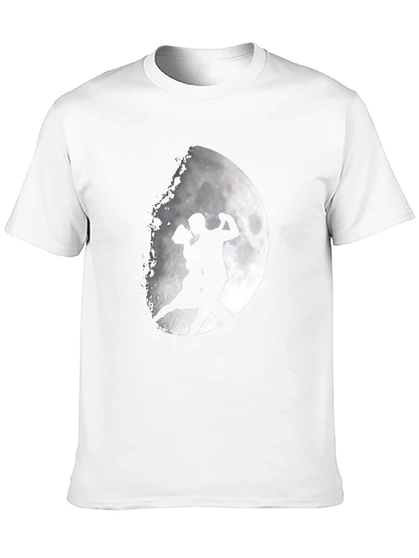 Moonlit Tango Graphic Tee - Black Cotton Shirt