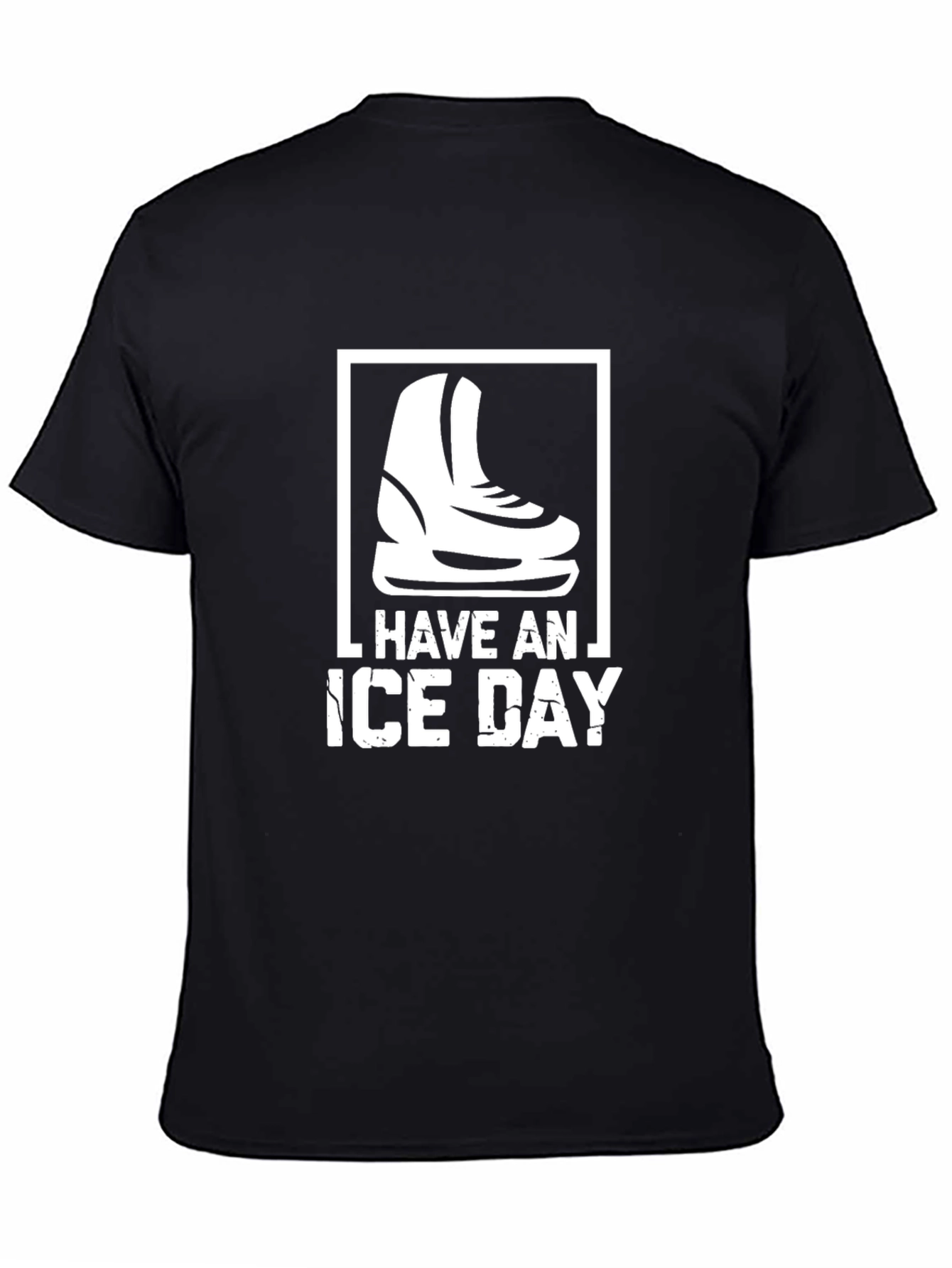 Have an Ice Day Black Graphic Tee