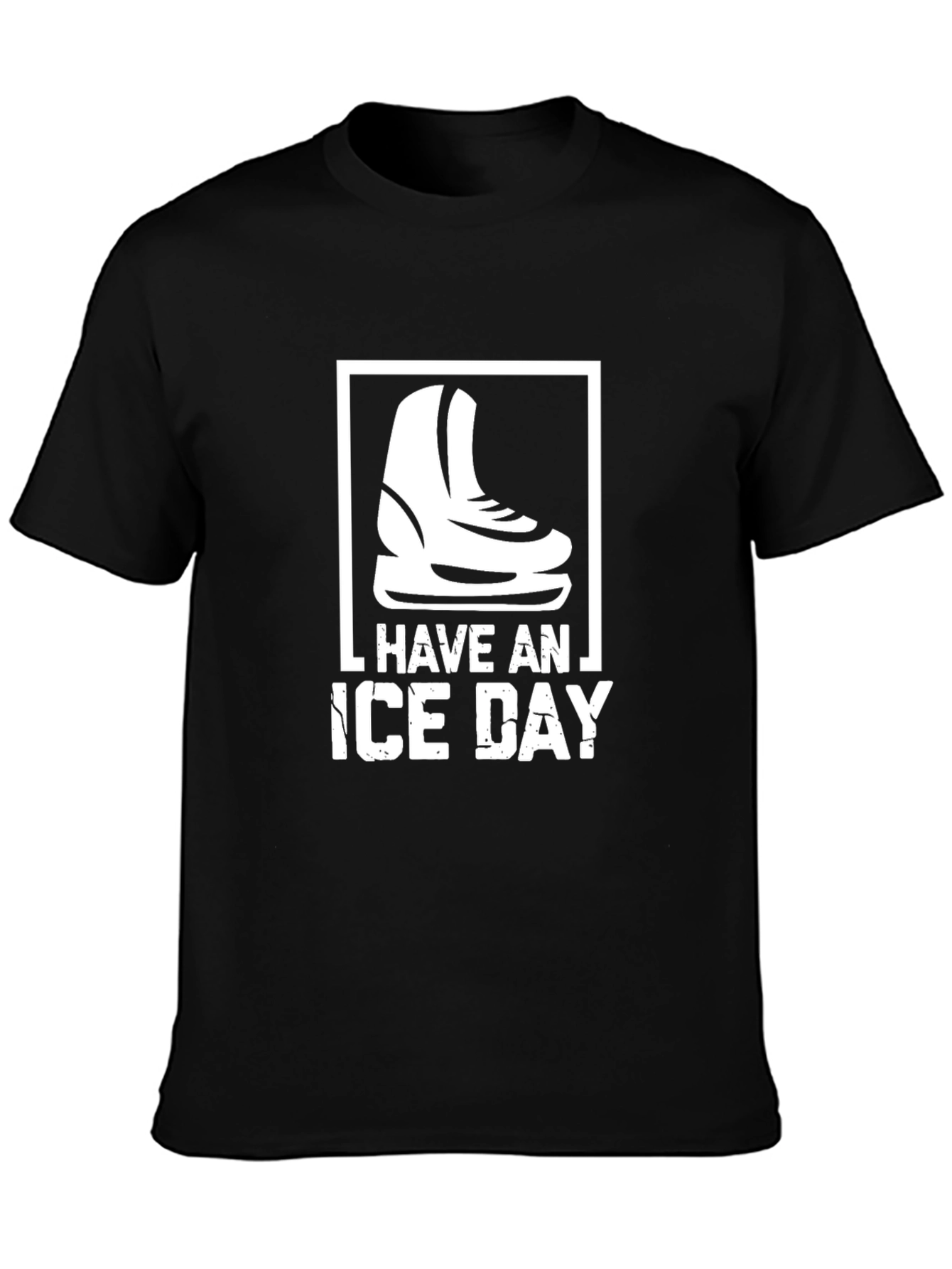 Have an Ice Day Black Graphic Tee