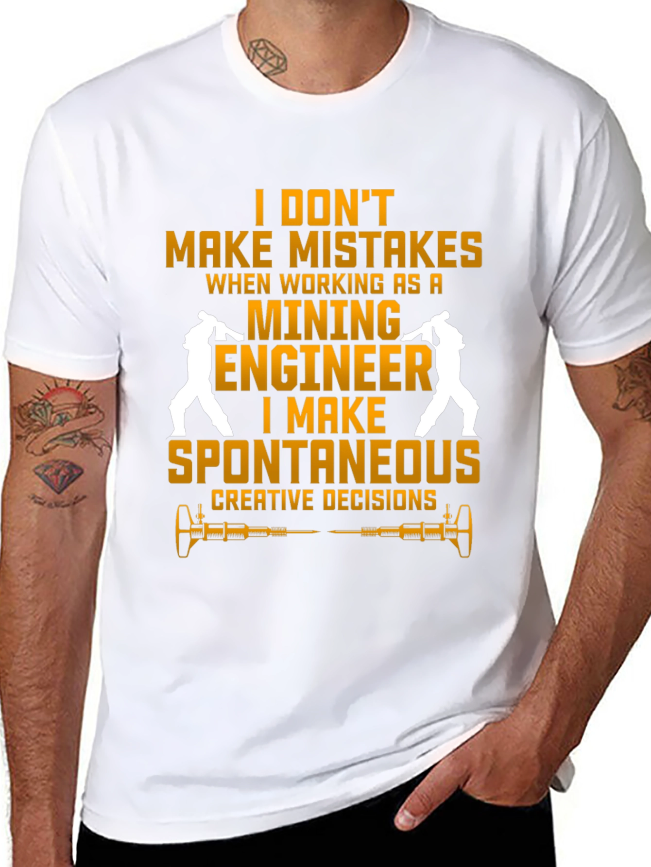 Mining Engineer T-Shirt - Spontaneous Decisions