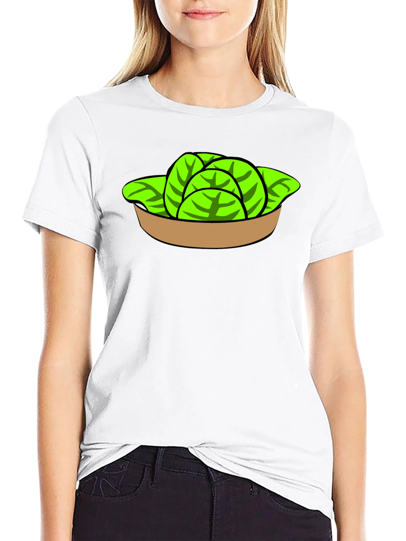 Lettuce Bowl Graphic Tee - Fresh & Fun!