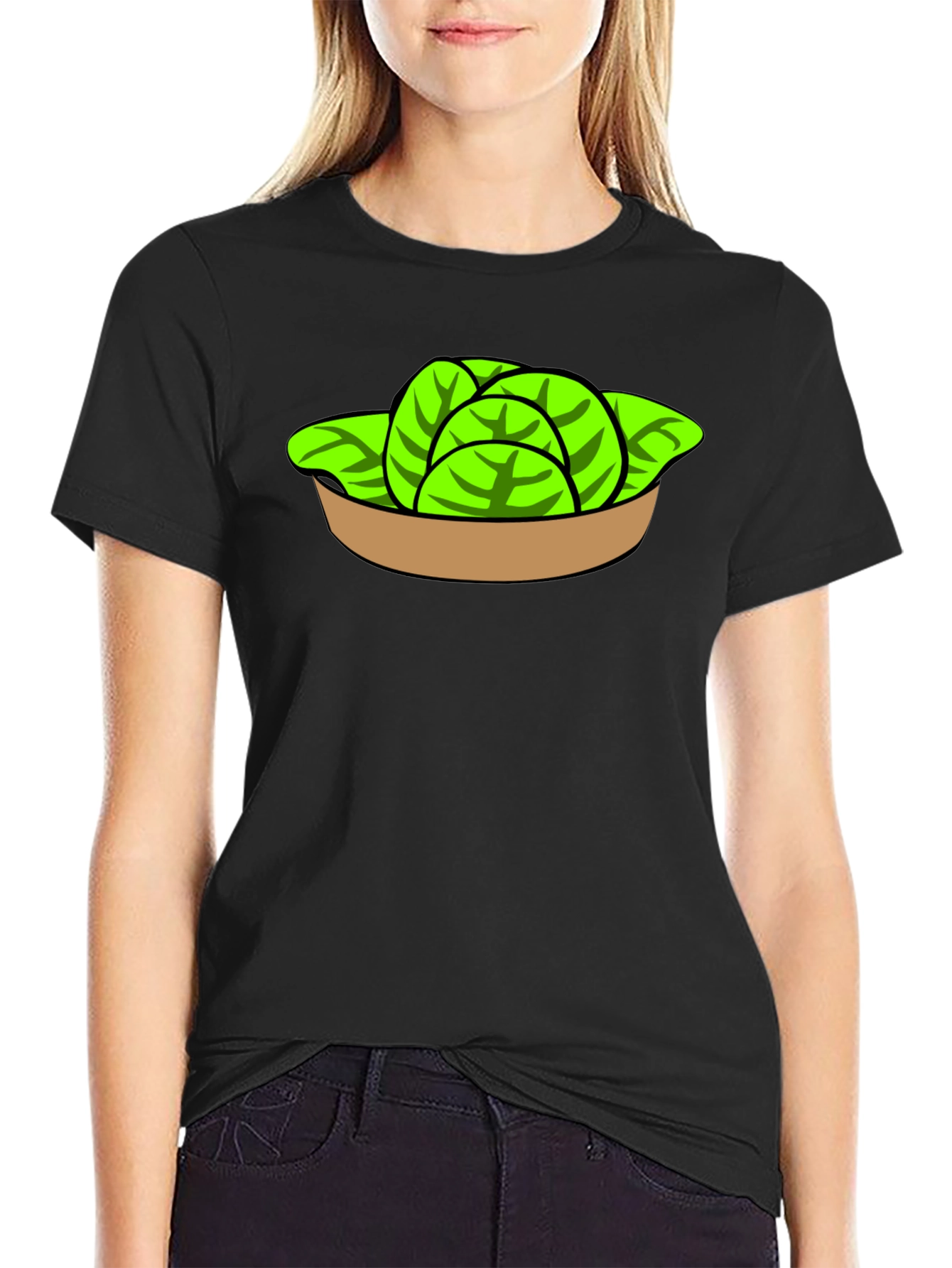 Lettuce Bowl Graphic Tee - Fresh & Fun!