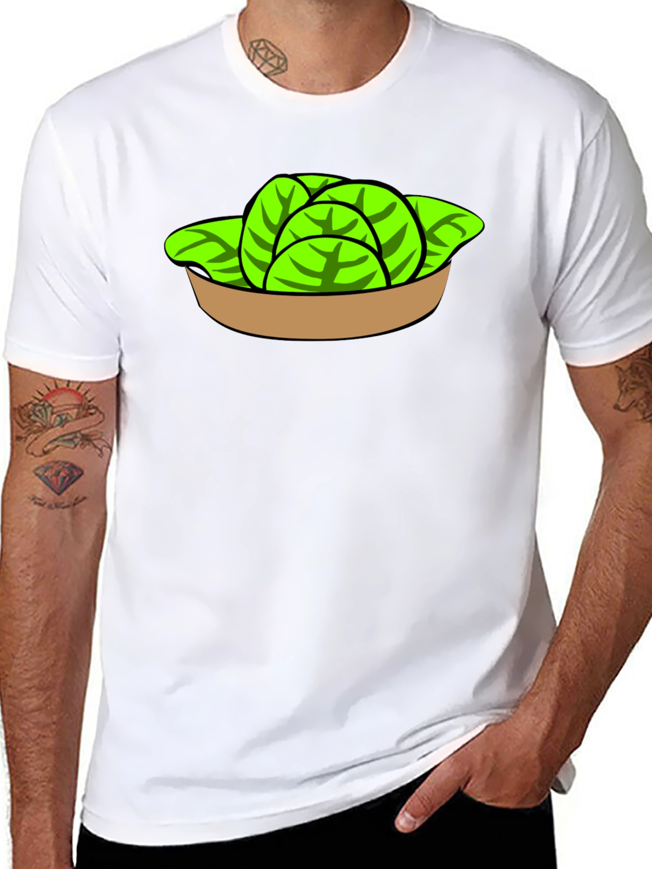 Lettuce Bowl Graphic Tee - Fresh & Fun!