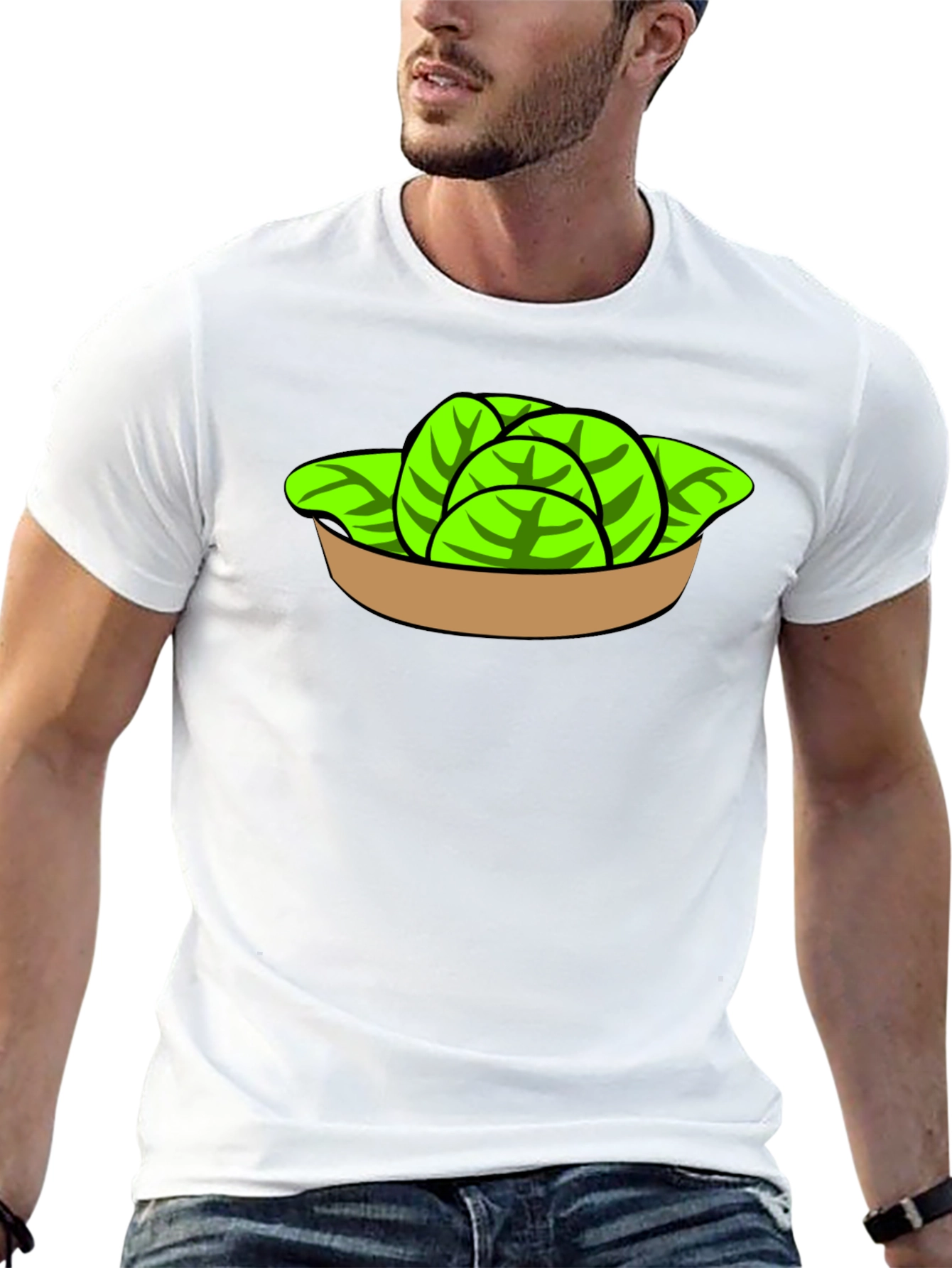 Lettuce Bowl Graphic Tee - Fresh & Fun!