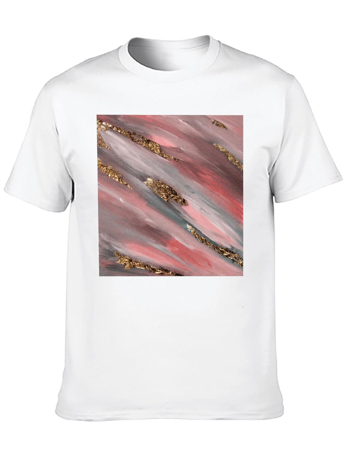 Abstract Gold Stroke T-Shirt