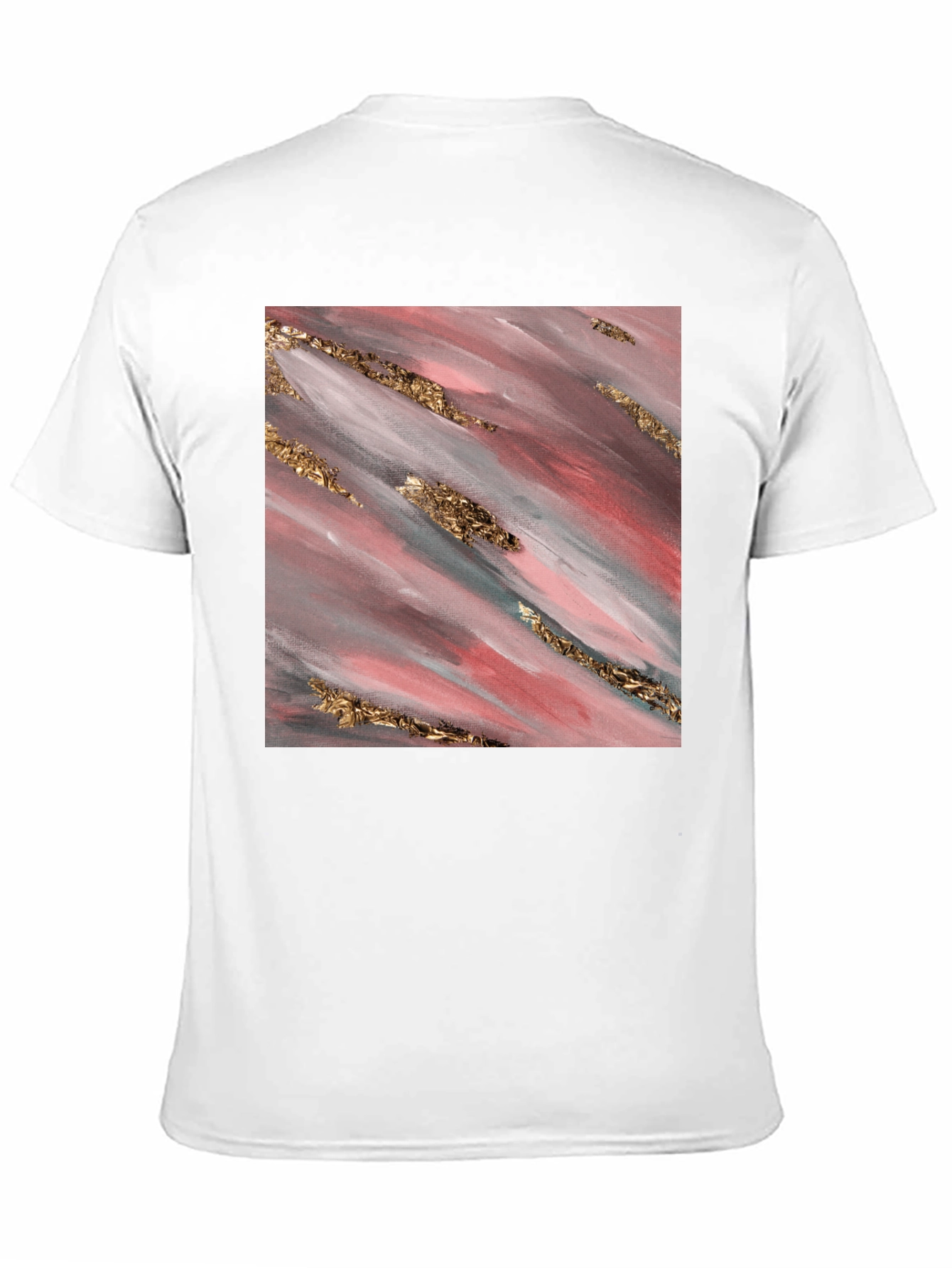 Abstract Gold Stroke T-Shirt