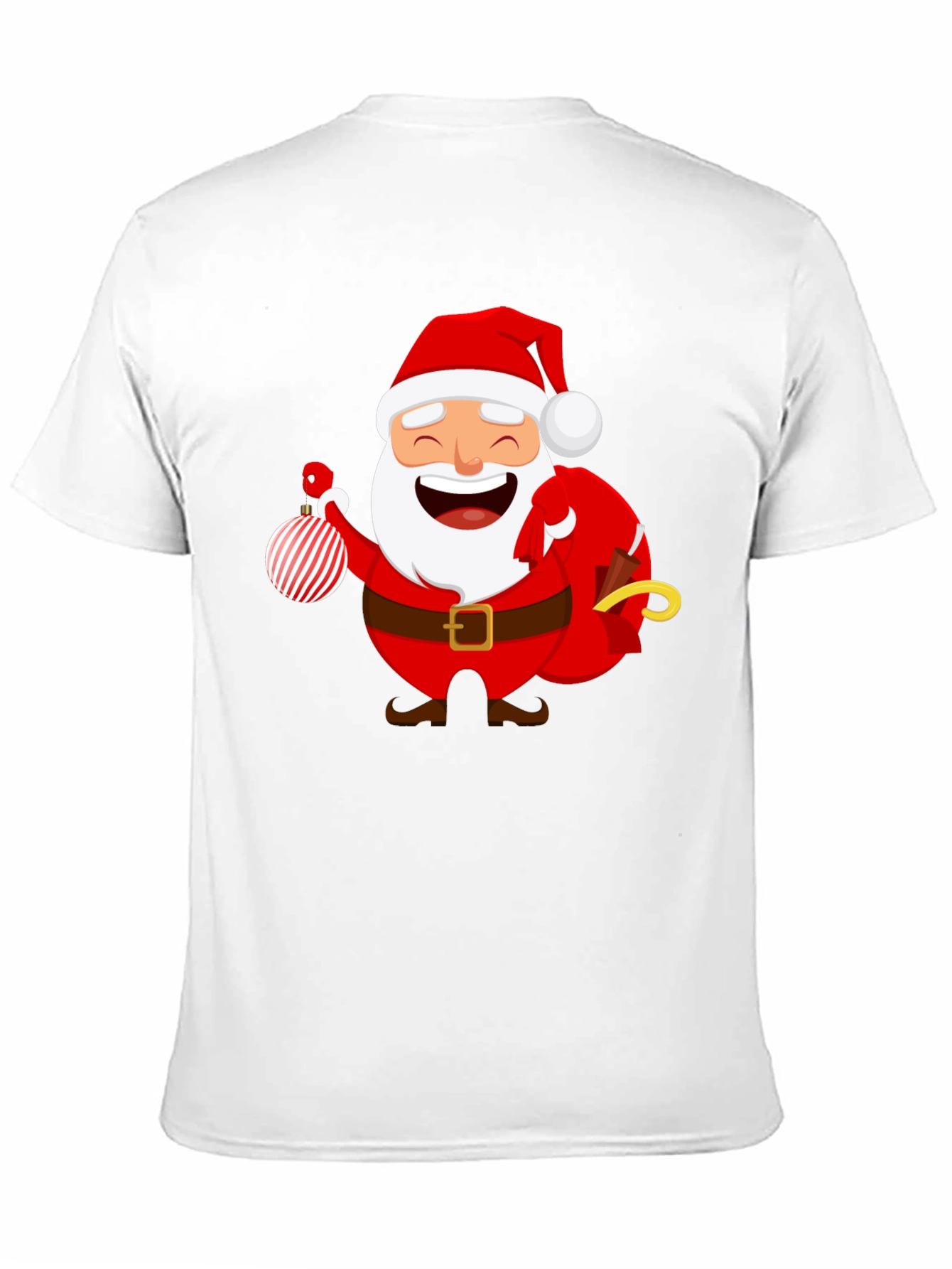 Festive Santa Graphic T-Shirt