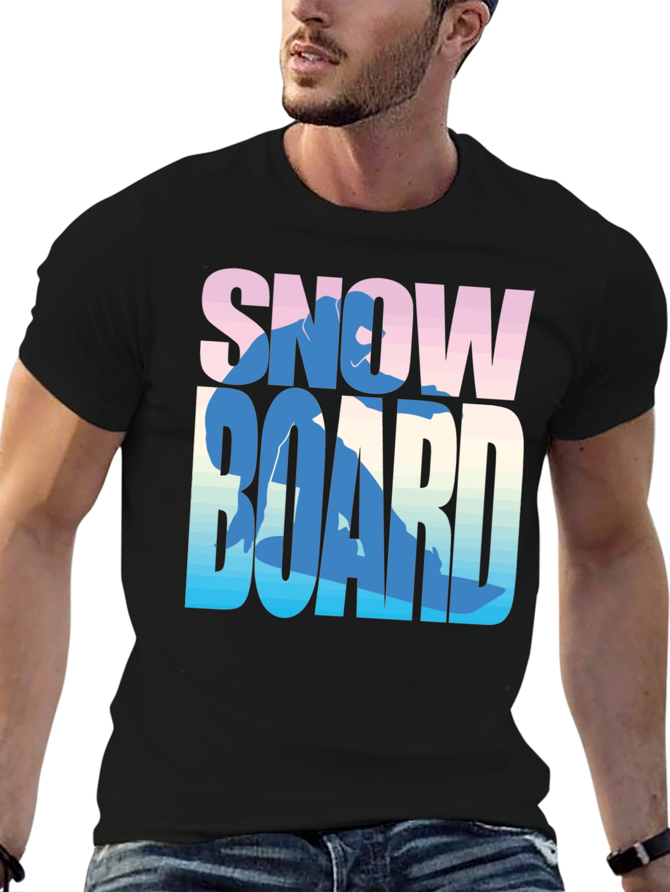Snowboard Graphic Tee - Stylish Comfort