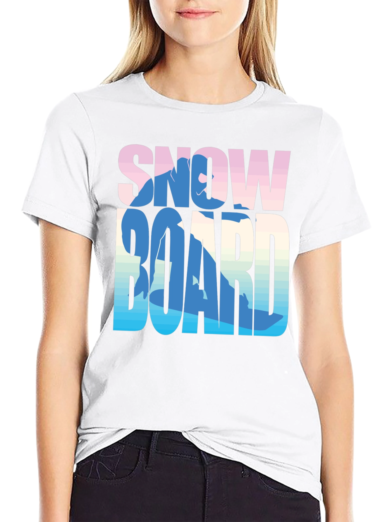 Snowboard Graphic Tee - Stylish Comfort