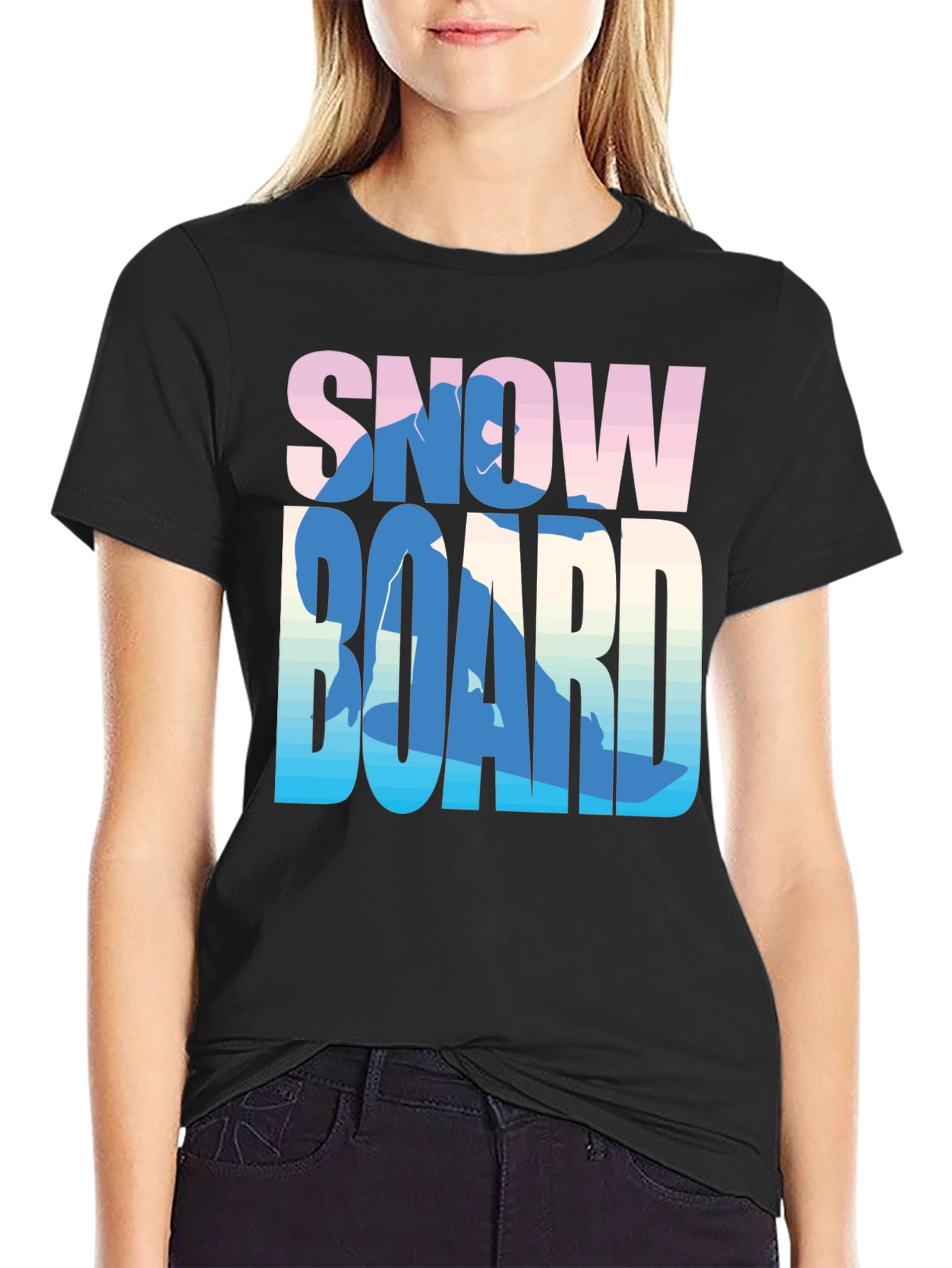 Snowboard Graphic Tee - Stylish Comfort