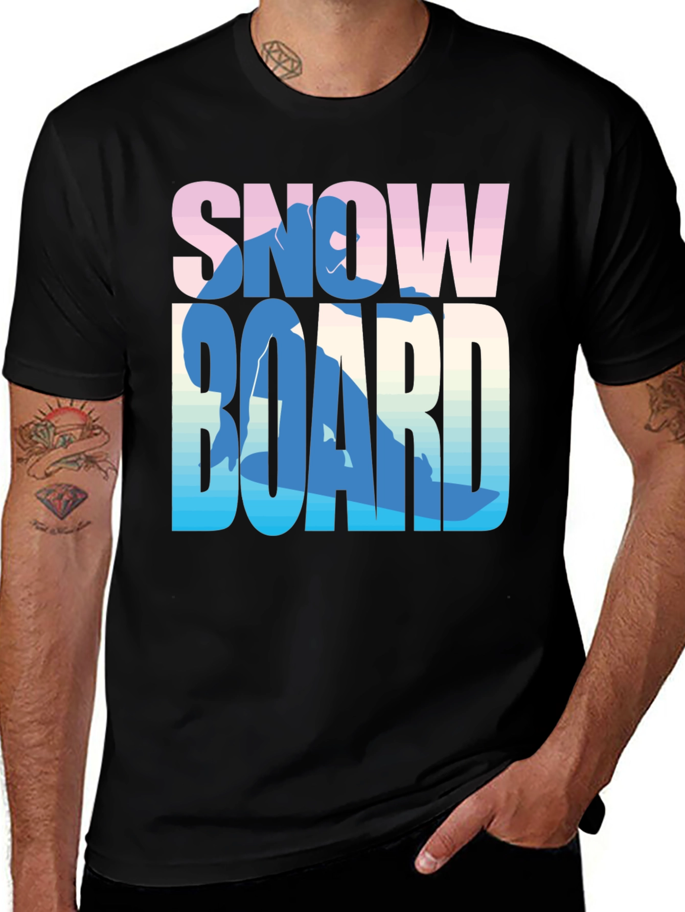 Snowboard Graphic Tee - Stylish Comfort